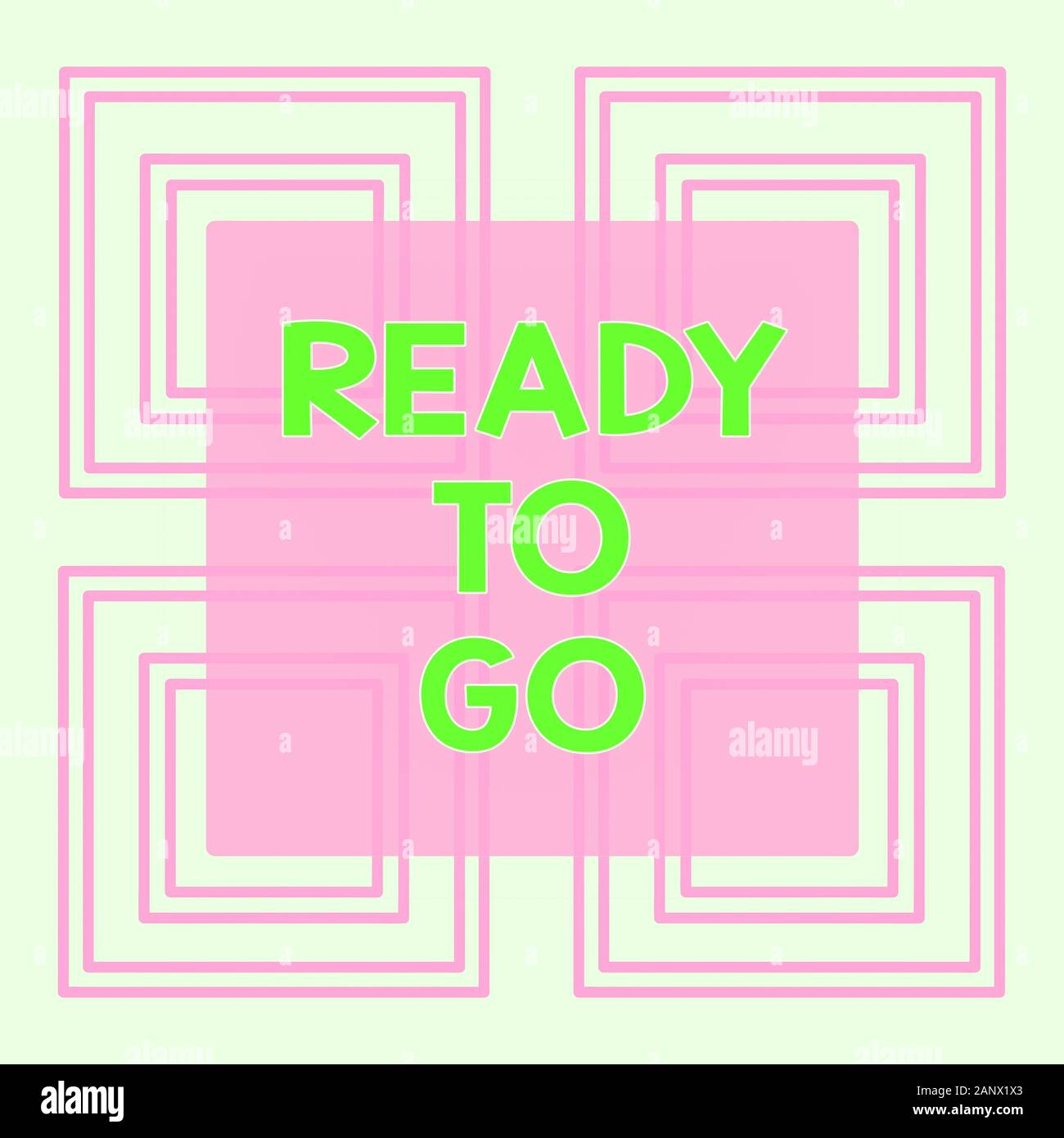 Conceptual Hand Writing Showing Ready To Go Concept Meaning Are You Prepared For The Future Travel Trip Mission Start Repetition Of Geometrical Shape Stock Photo Alamy