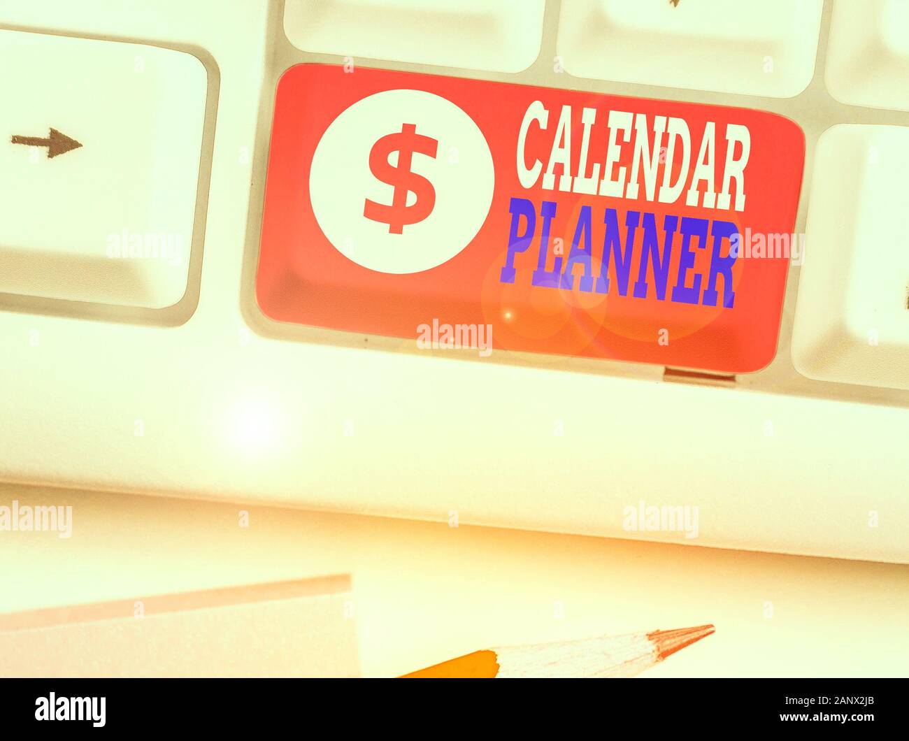 Handwriting text writing Calendar Planner. Conceptual photo schedule of ...