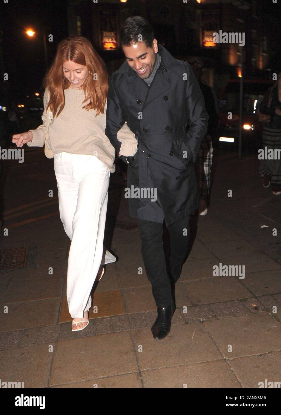 Stacey Dooley and Dr Ranj Singh at the Rock of Ages Press Night at the
