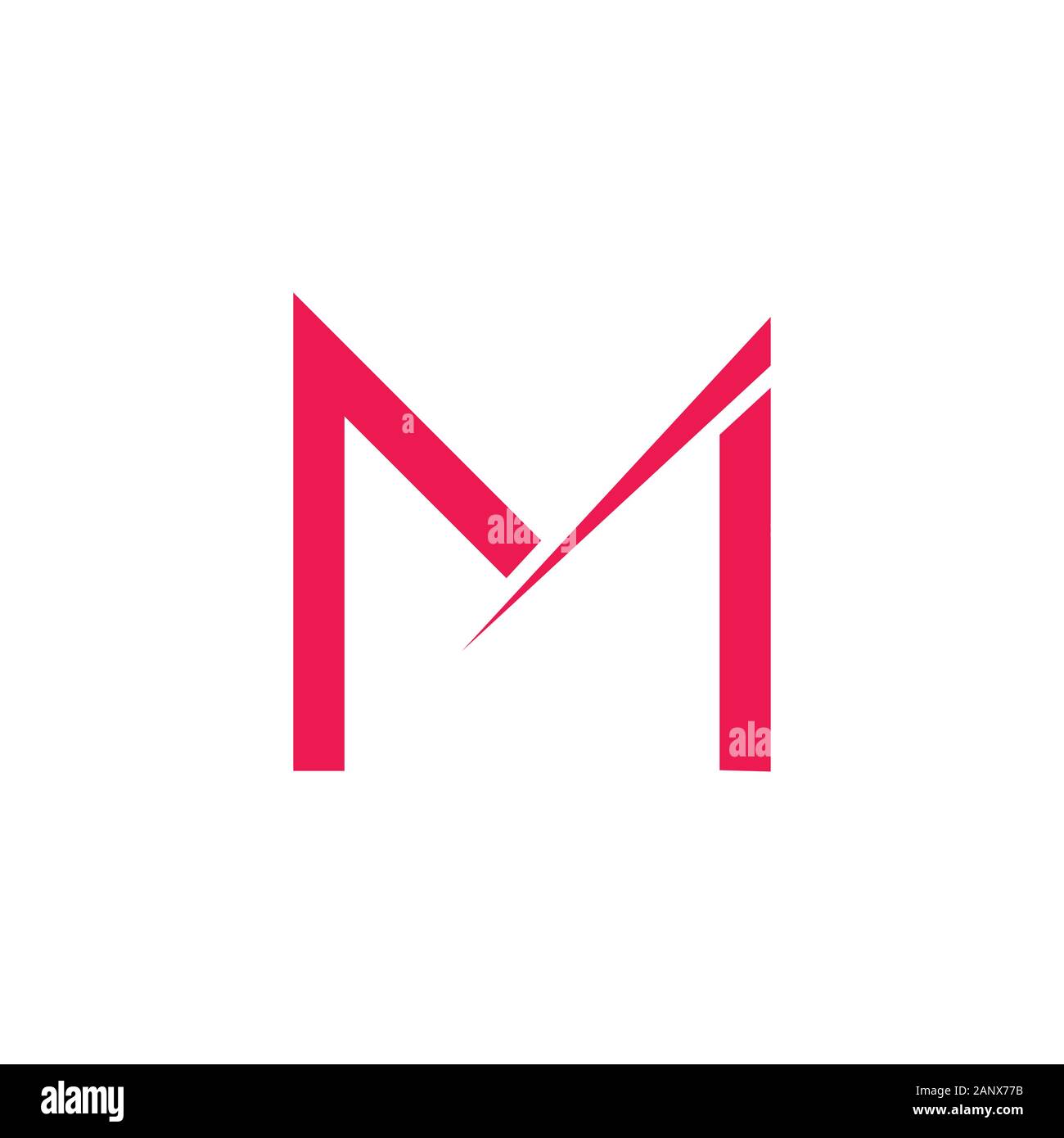 letter m motion geometric design logo vector Stock Vector Image & Art ...