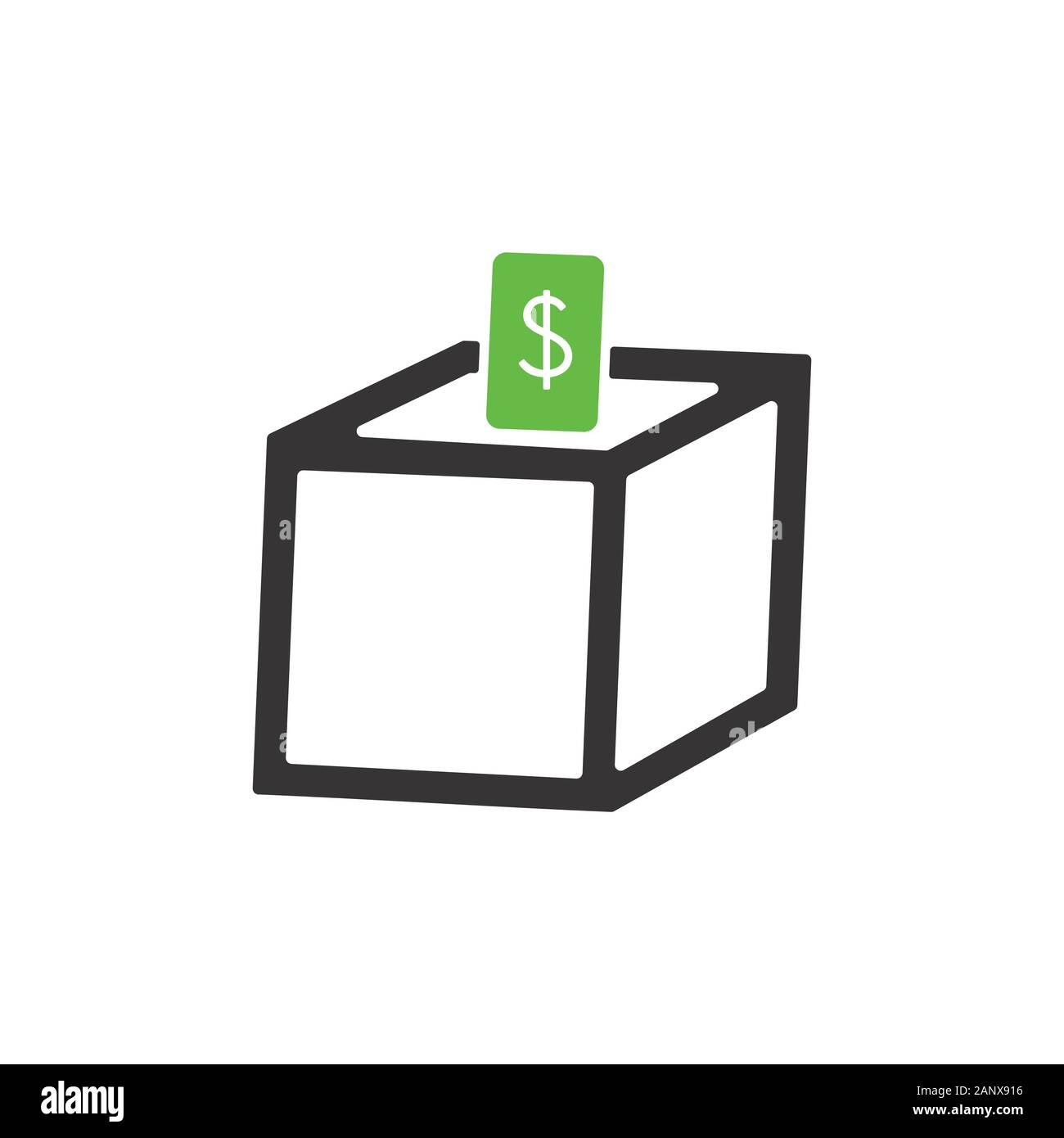 money box insert charity symbol vector Stock Vector Image & Art Alamy