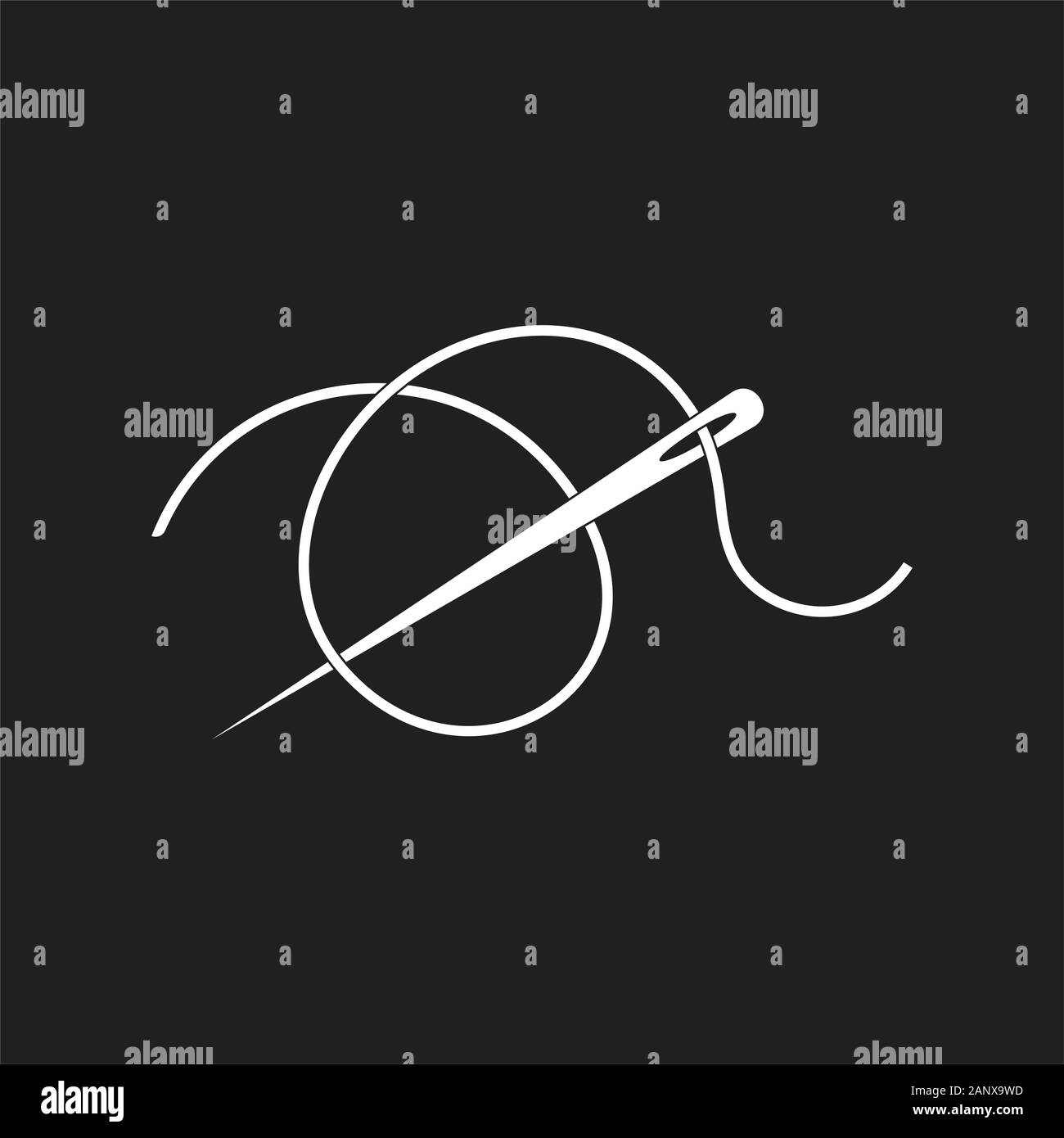 Dressmaking logo Stock Vector Images - Alamy