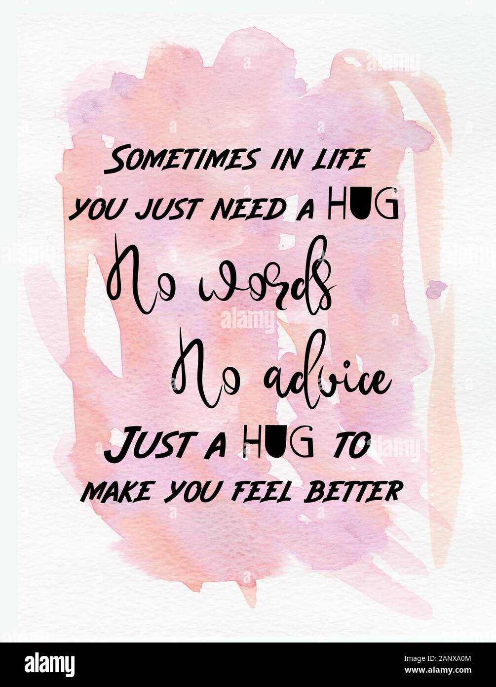 Hug quote hi-res stock photography and images - Alamy