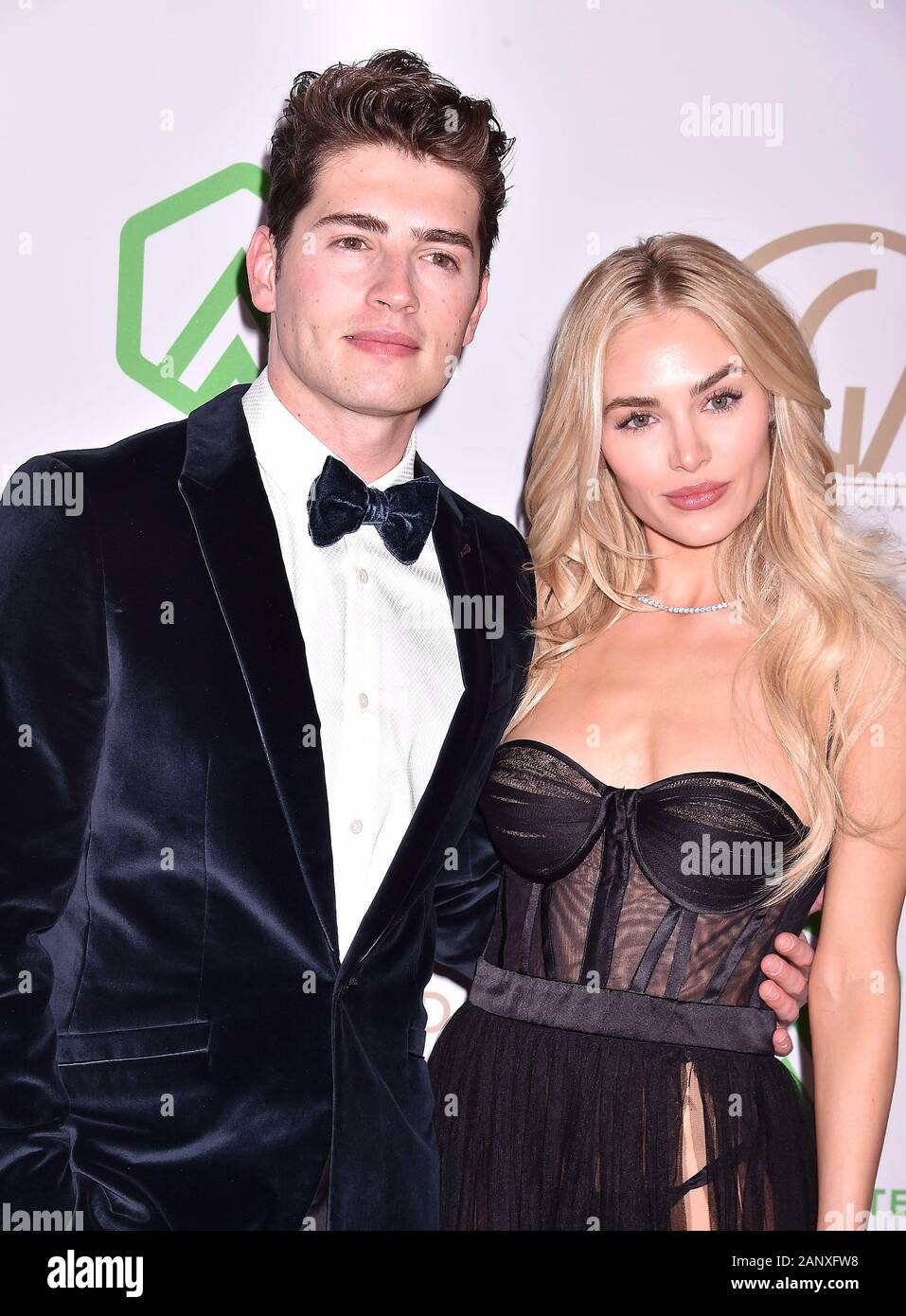 HOLLYWOOD, CA - JANUARY 18: Gregg Sulkin (L) and Michelle Randolph
