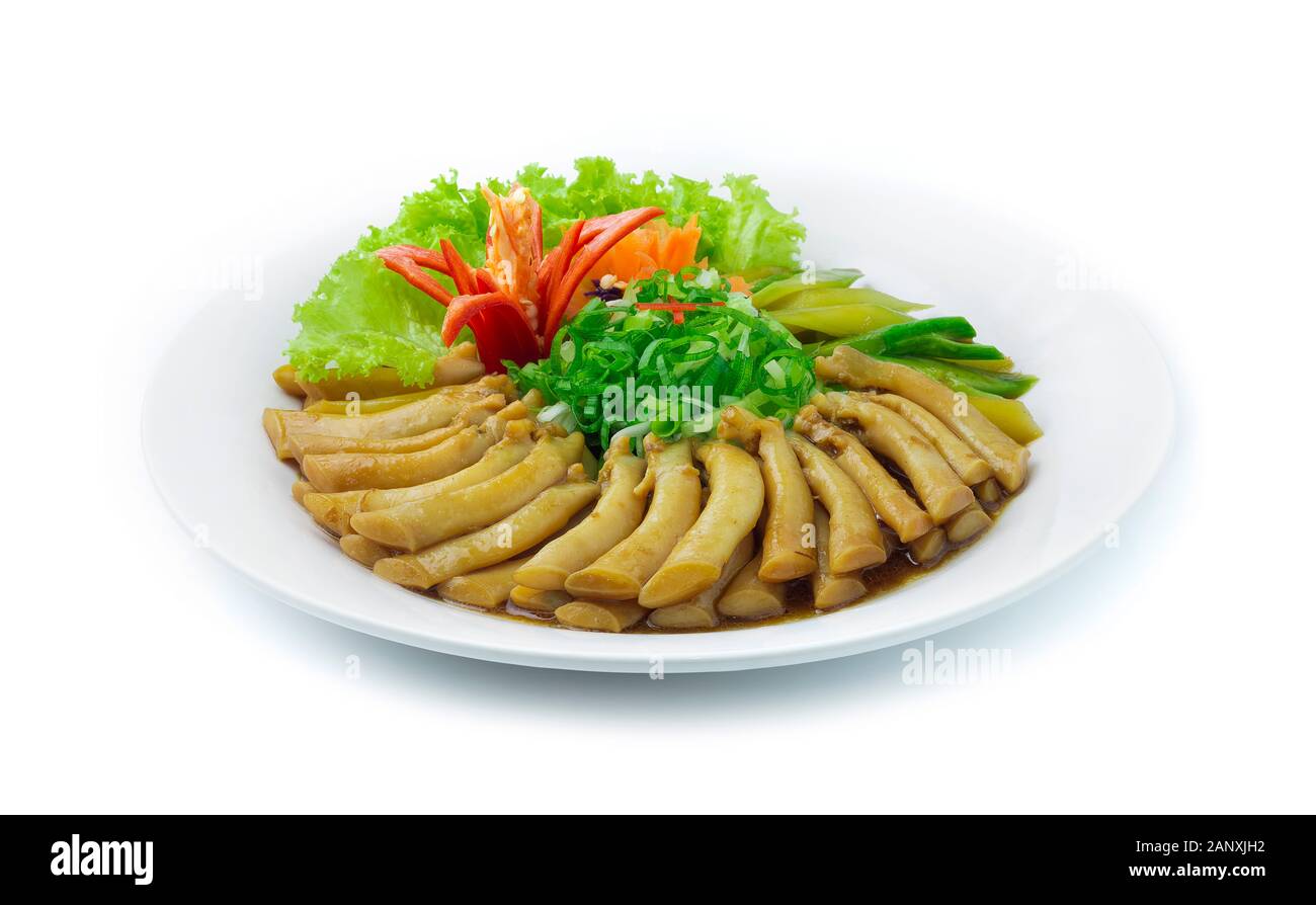 Braised Sea Asparagus with Oyster sauce (Abalone Stick Stir Fried