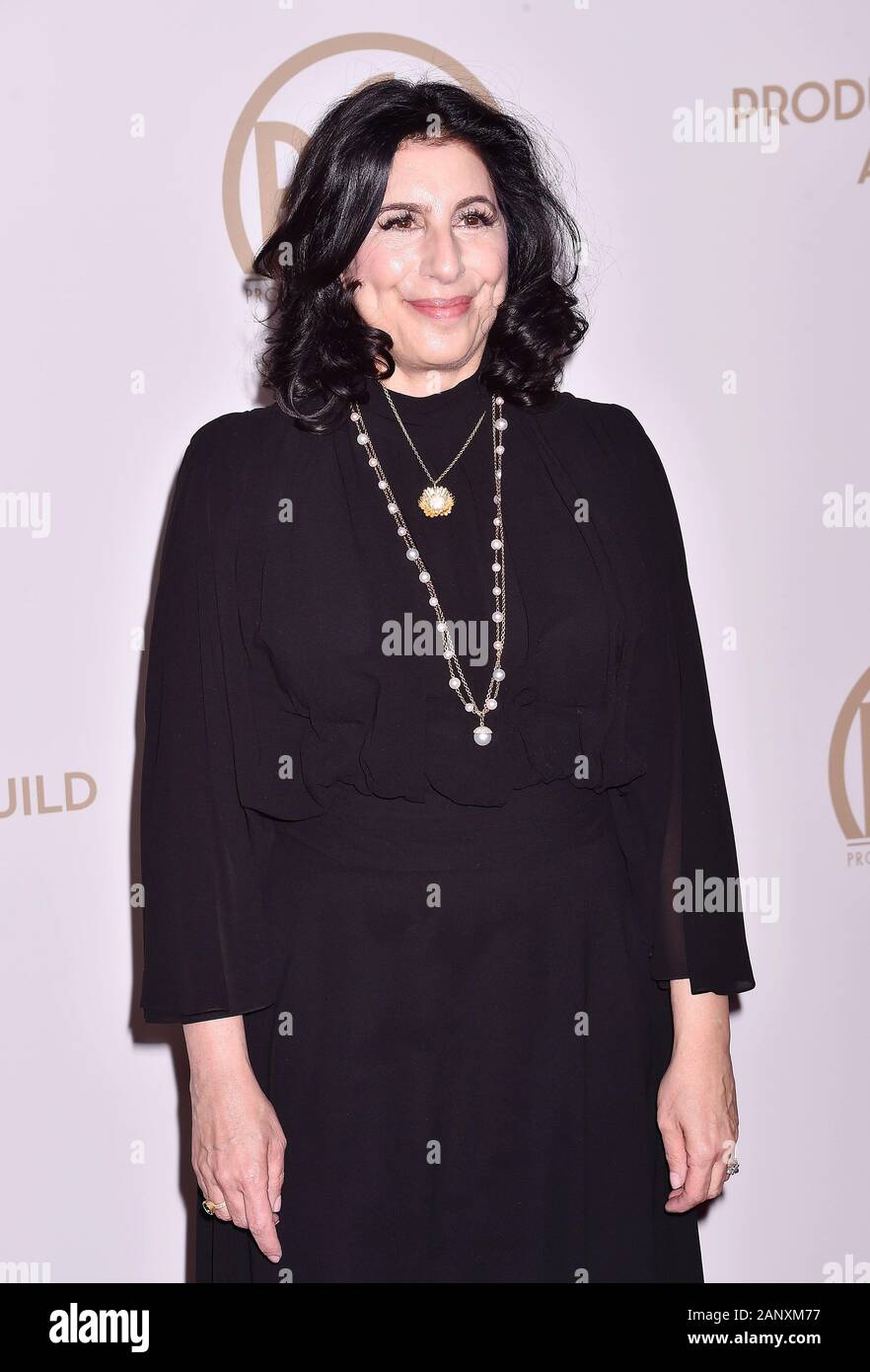 HOLLYWOOD, CA - JANUARY 18: Sue Kroll attends the 31st Annual Producers Guild Awards at the Hollywood Palladium on January 18, 2020 in Los Angeles, California. Stock Photo