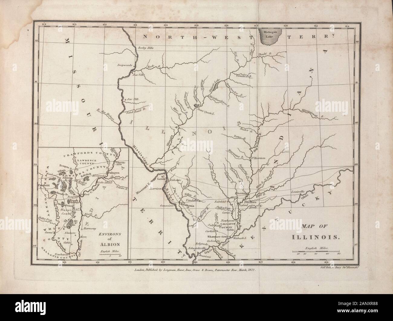 Antique map of london hi-res stock photography and images - Alamy