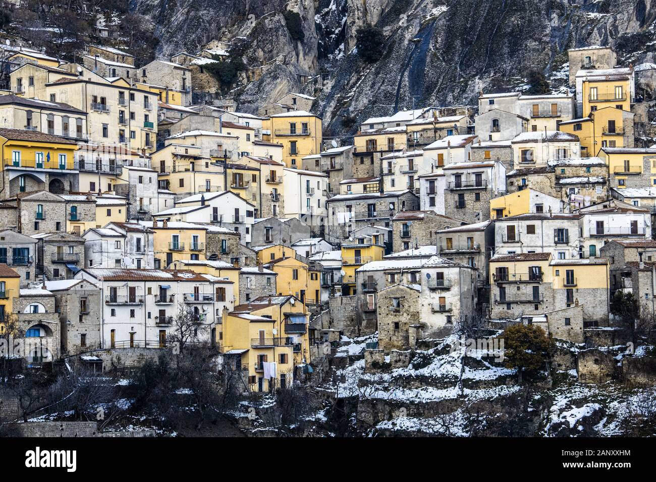 Castelmezzano, Province of Potenza, Italy Stock Photo