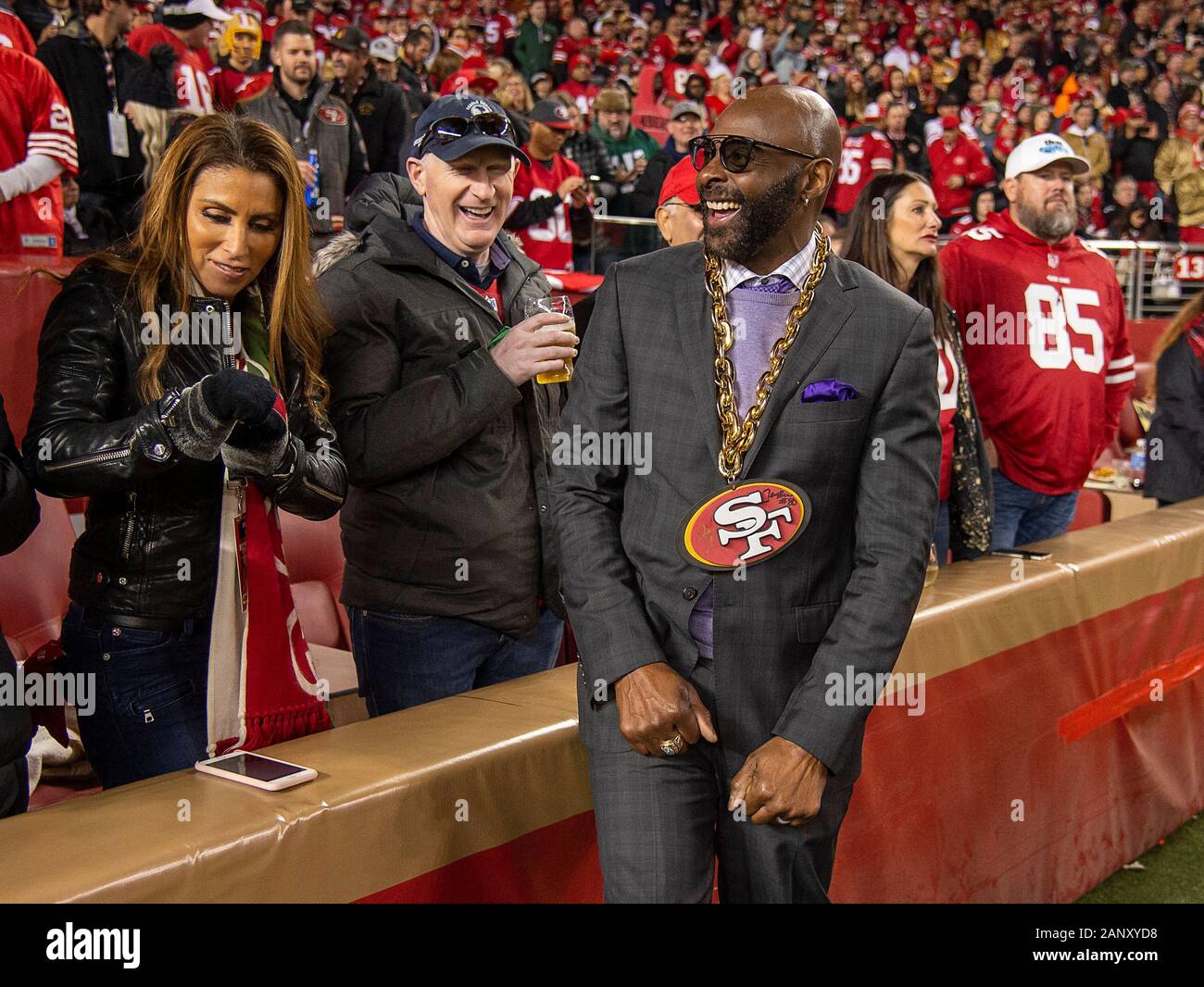 Santa Clara, CA, USA. 19th Jan, 2020. Former San Francisco 49ers Jerry ...
