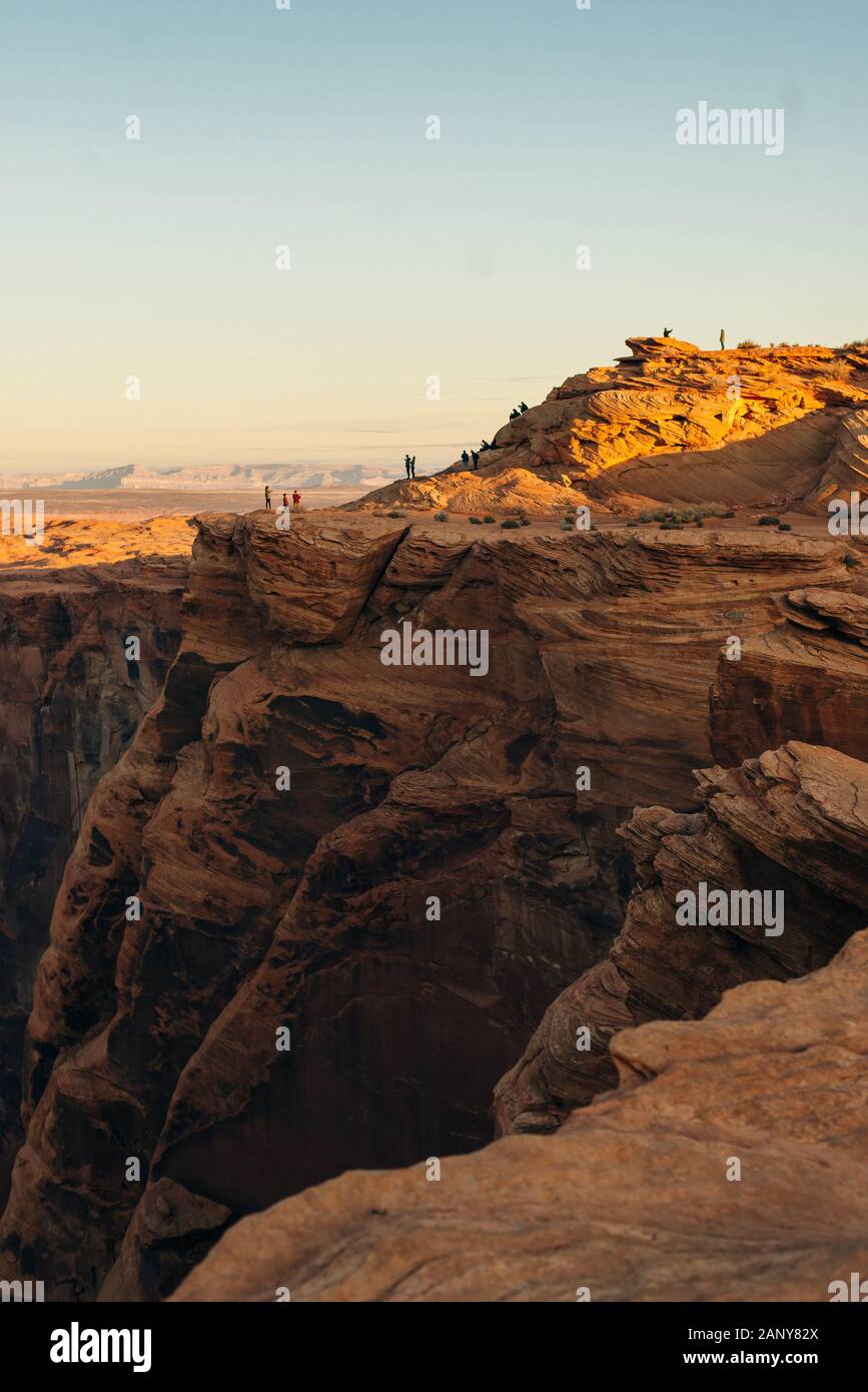 Horseshoe Bend in Glen Canyon National Recreation Area in early dawn