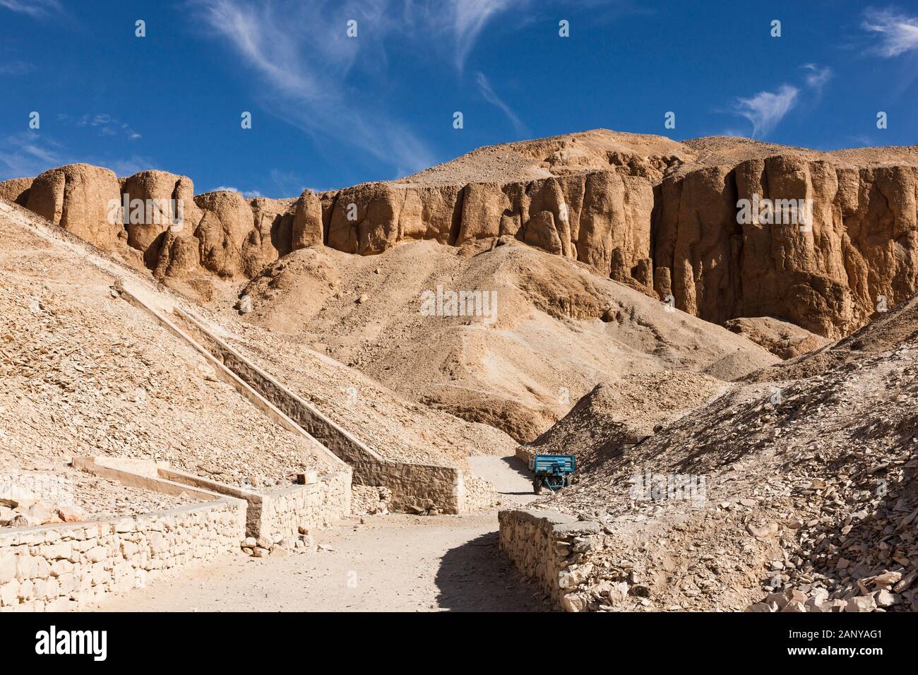 The Valley of the Kings, the Valley of the Gates of the Kings, Luxor, Egypt, North Africa, Africa Stock Photo