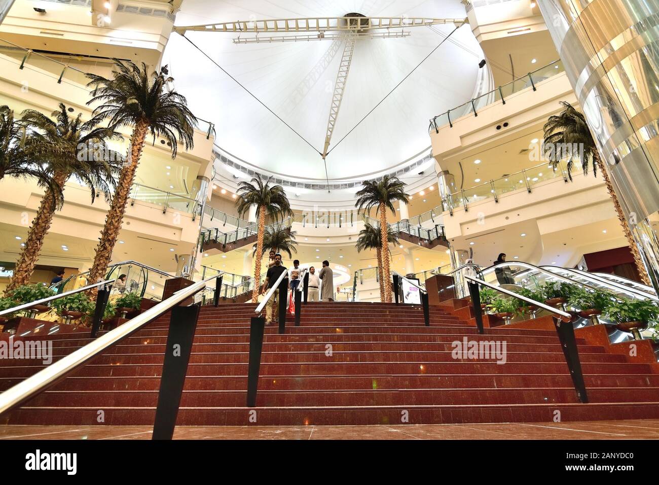 Doha, Qatar Nov 18. 2019. Interior of Doha City Center Shopping