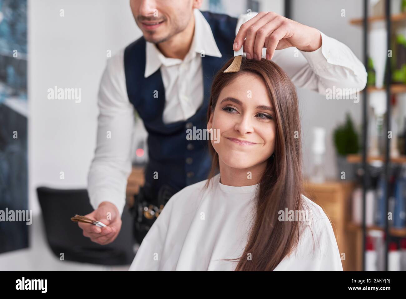Men Hair Dye Stock Photos Men Hair Dye Stock Images Alamy