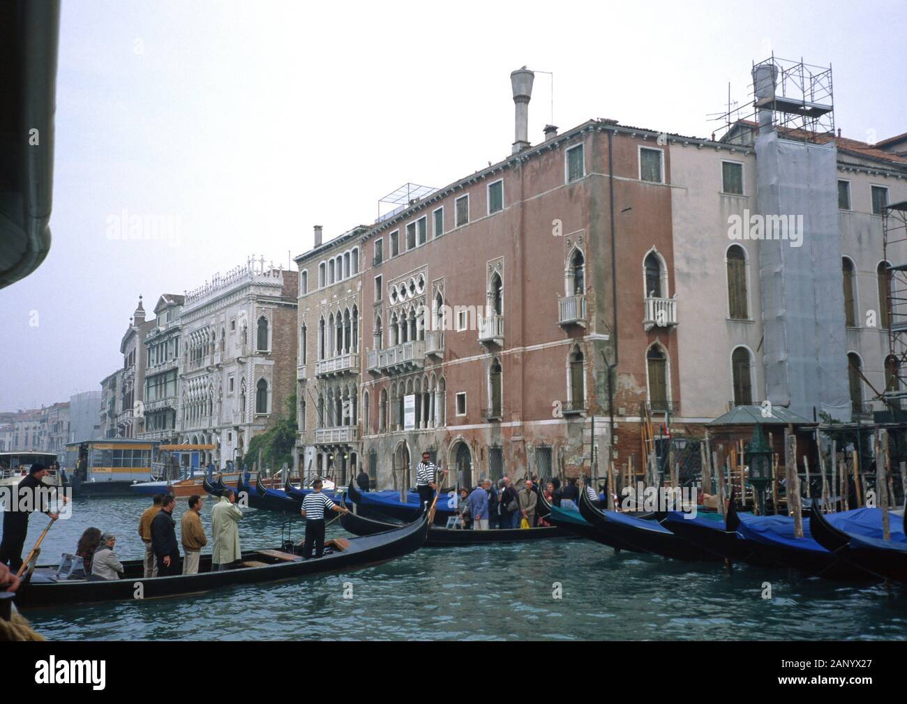 The gondolas of Venice historic city Stock Photo - Alamy