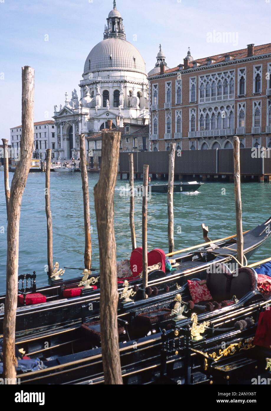 The gondolas of Venice historic city Stock Photo - Alamy