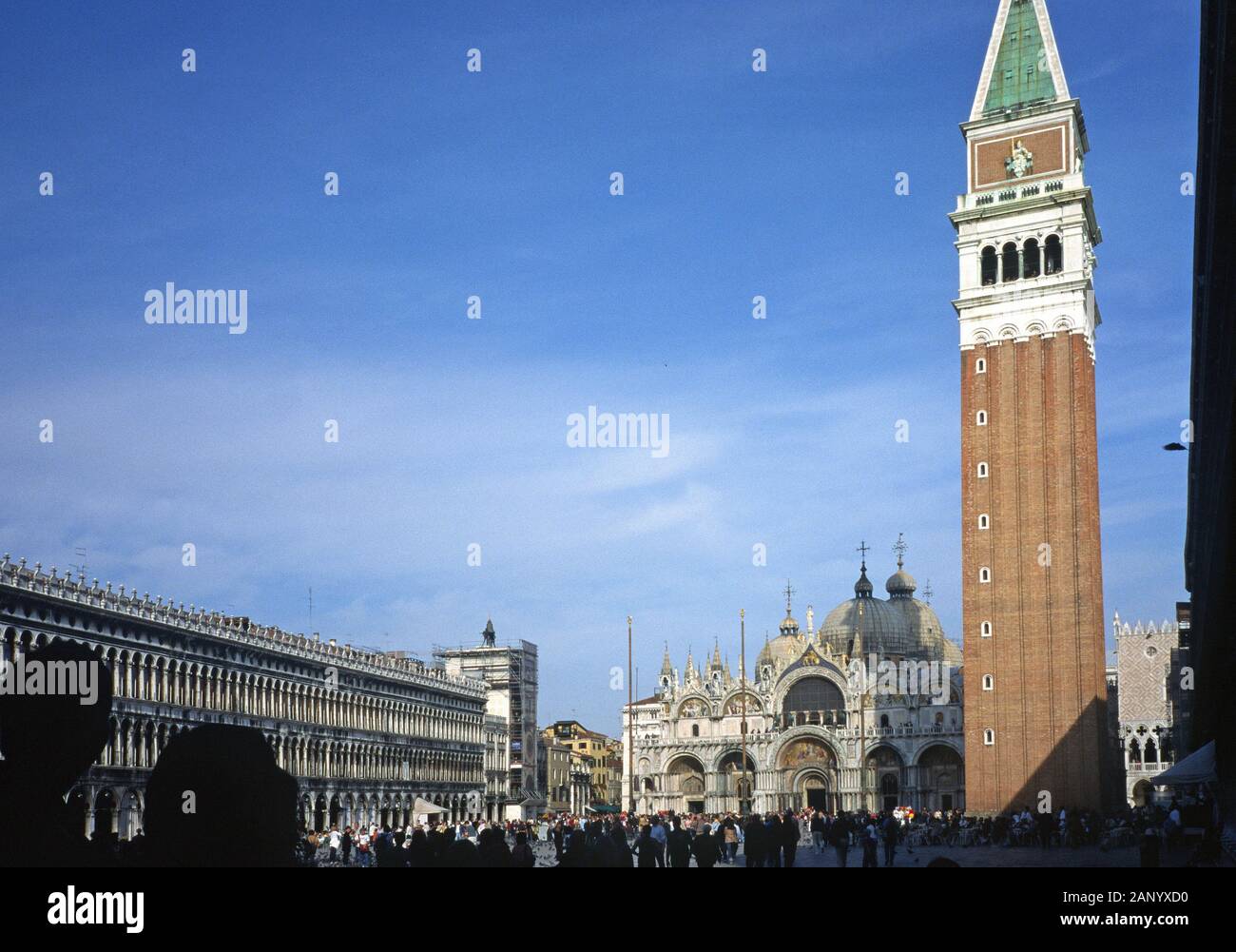 Curated visual reference: Fresh Look at Bell Tower Of San Marc Square In Venice Historic City