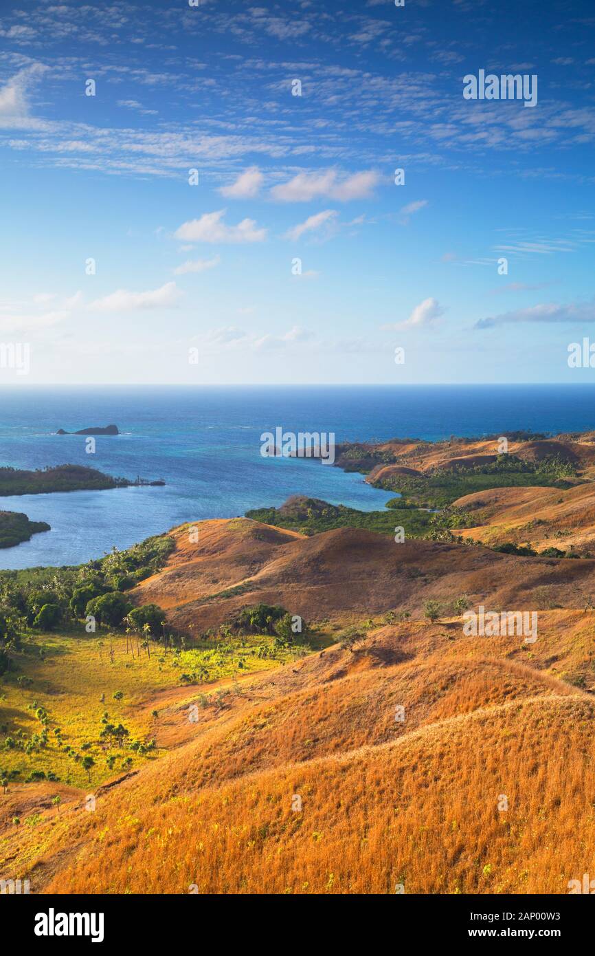 View of Nacula Island, Yasawa Islands, Fiji Stock Photo