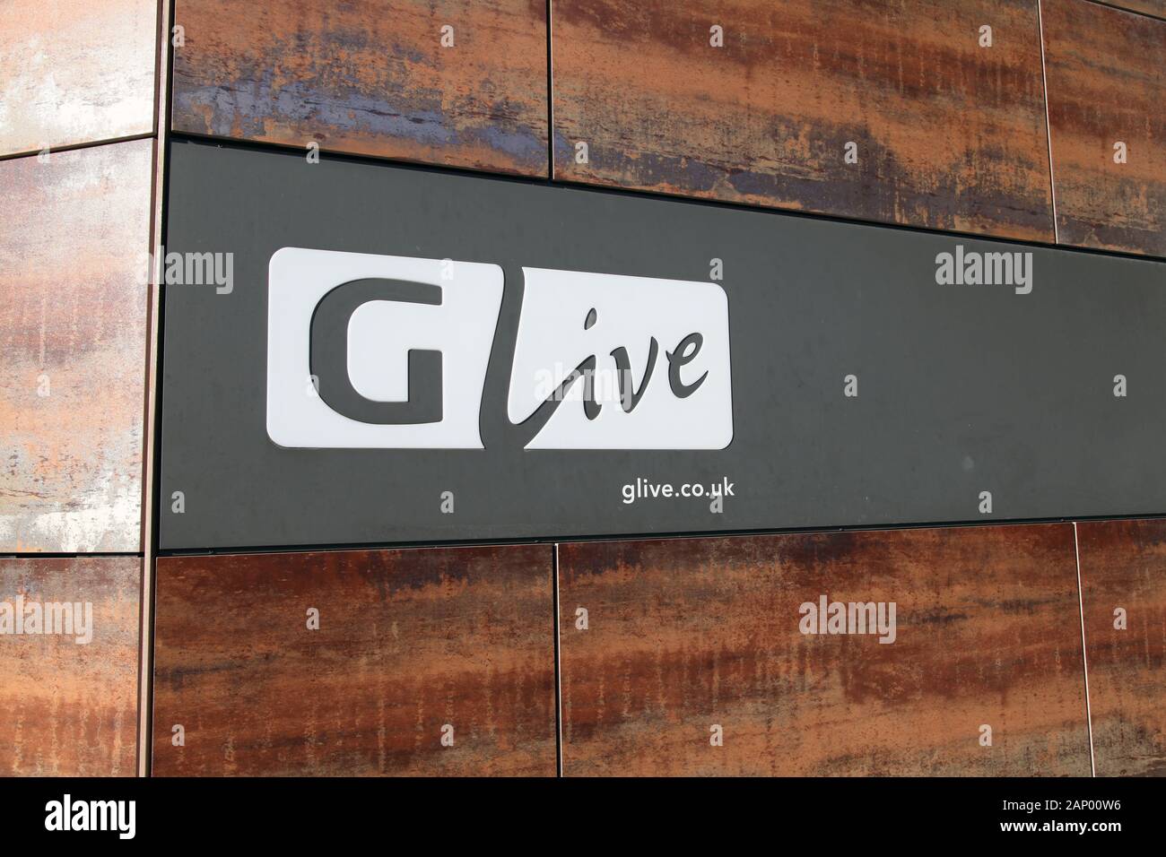 G Live Guildford signage, live entertainment music venue in Guildford