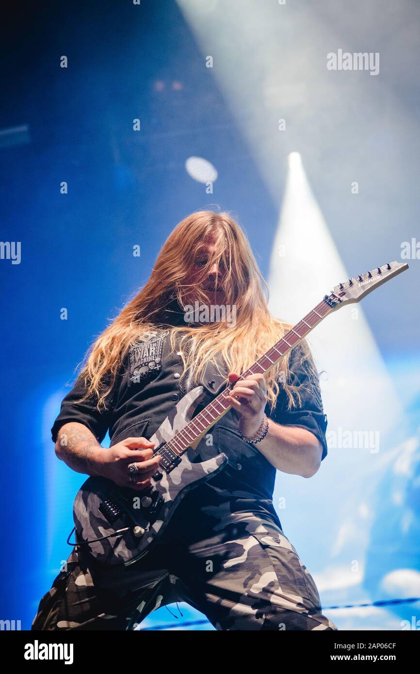 Zurich Switzerland 17th January 2020 The Swedish Heavy Metal Band Sabaton Performs A Live