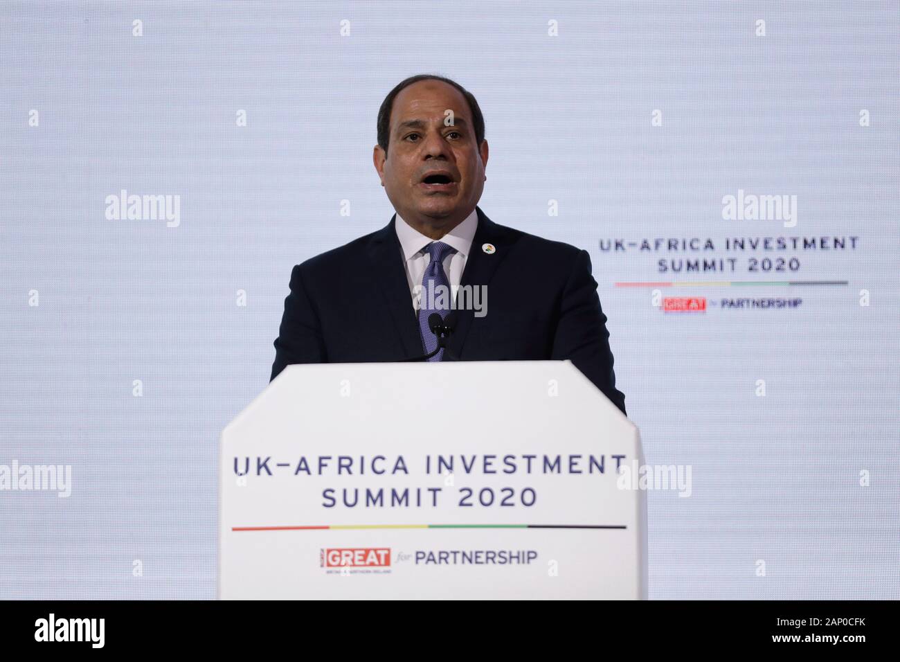Abdel fattah el sisi speech hi-res stock photography and images - Alamy