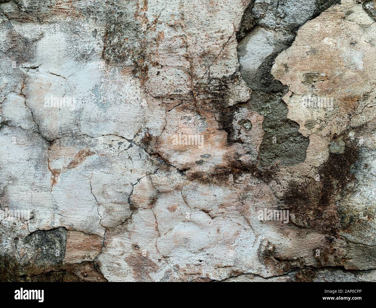old grey vintage loft wall stone structure as background Stock Photo ...