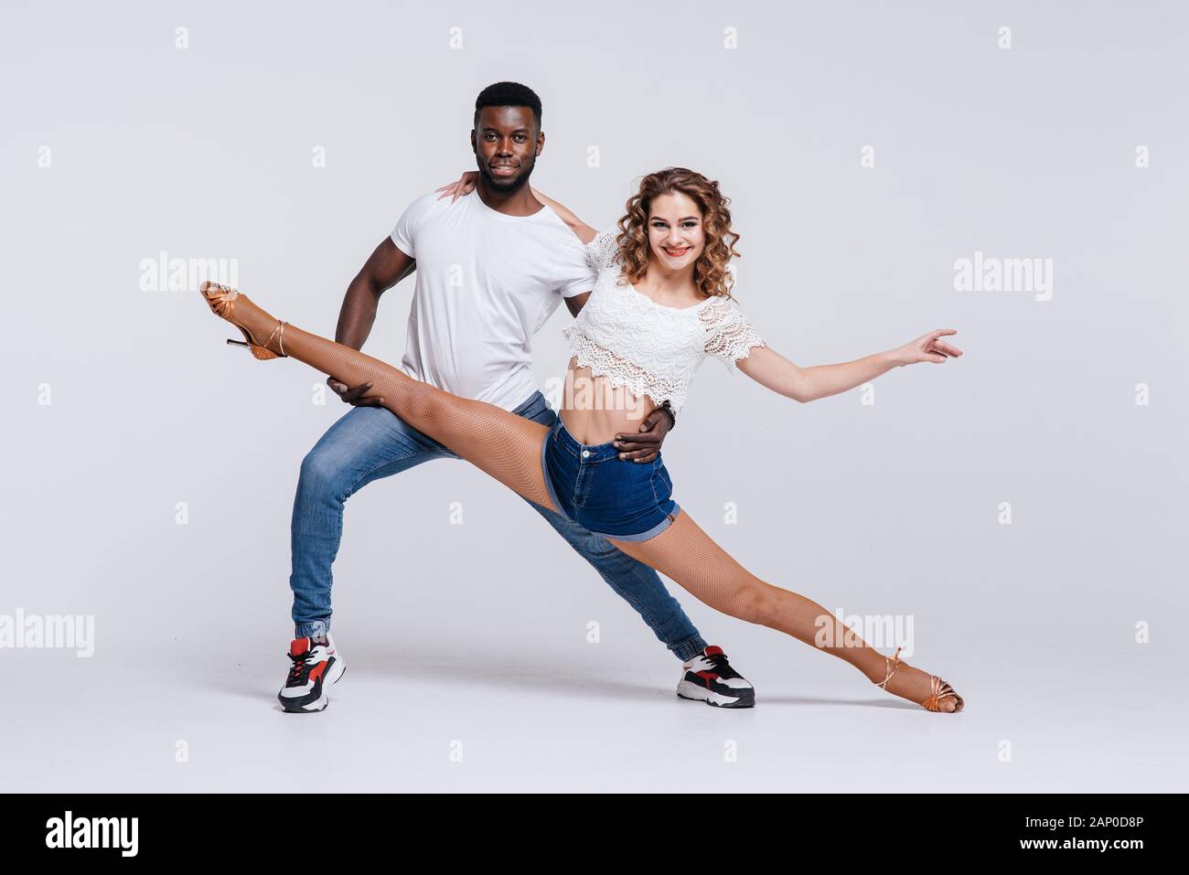 Ballet Dancers Couple Pose - Tyler Stableford Productions