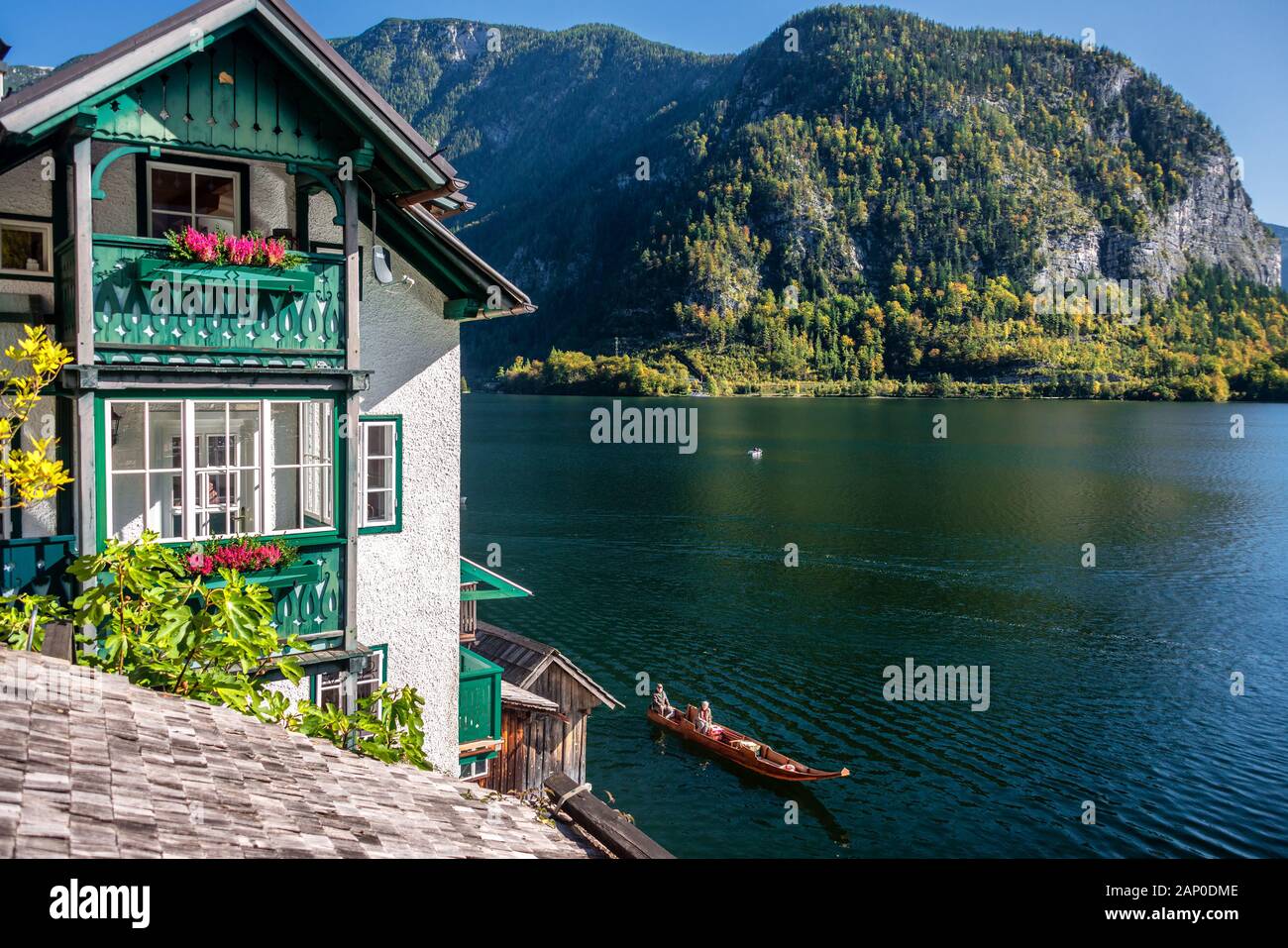 Hallstatt, Austria, maybe the most beautiful village in the world Stock Photo