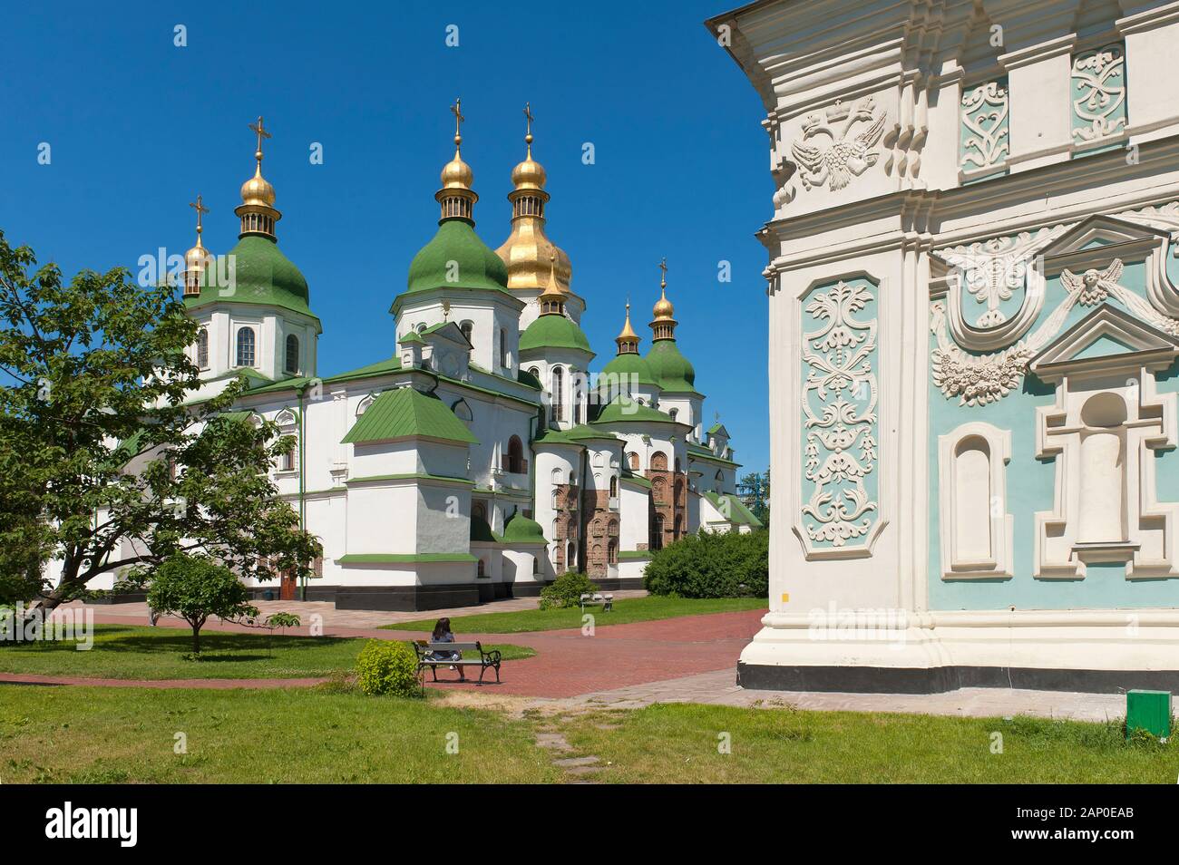 St Sophia Cathedral in Kiev. Stock Photo