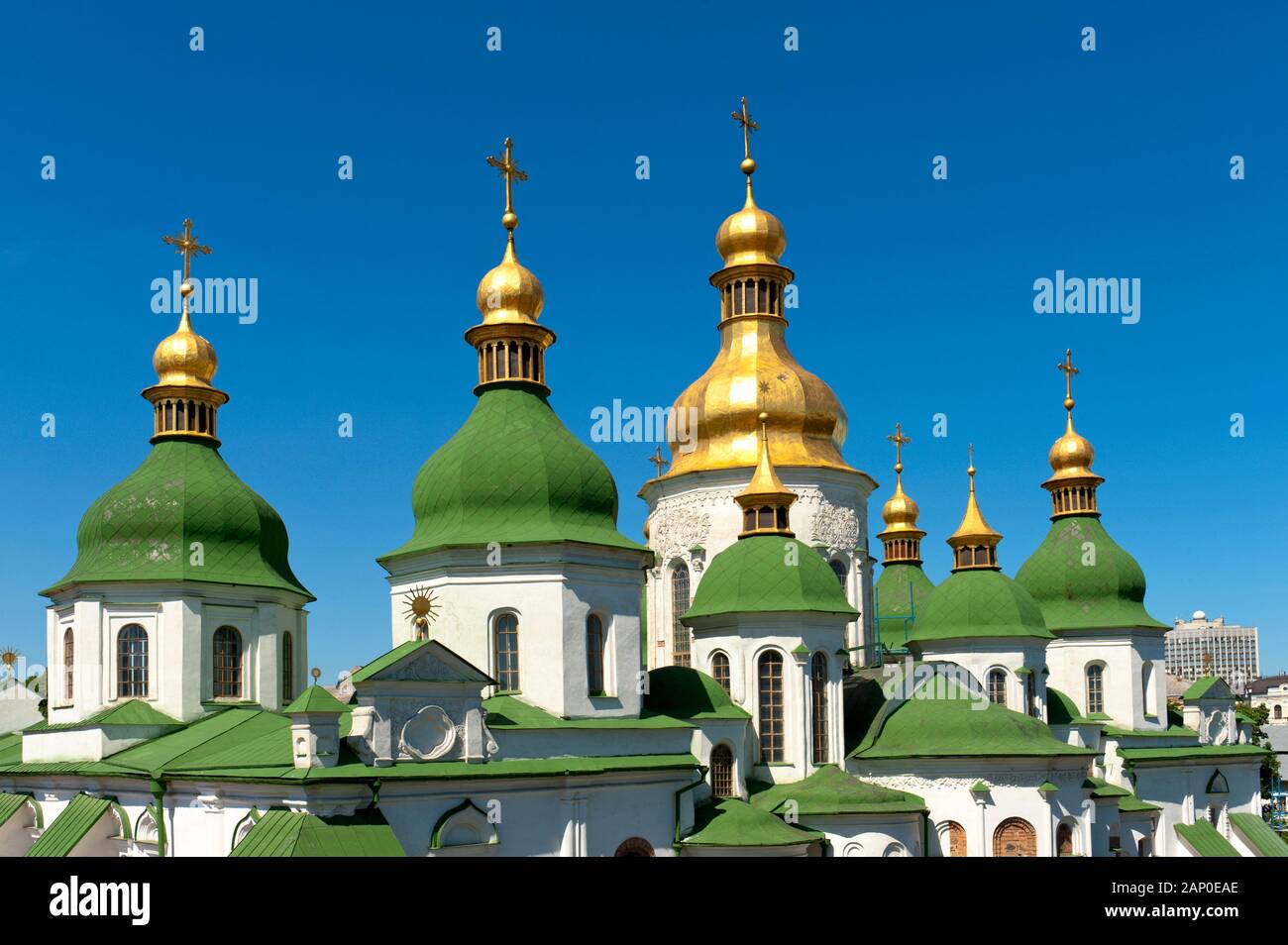 St Sophia Cathedral in Kiev. Stock Photo