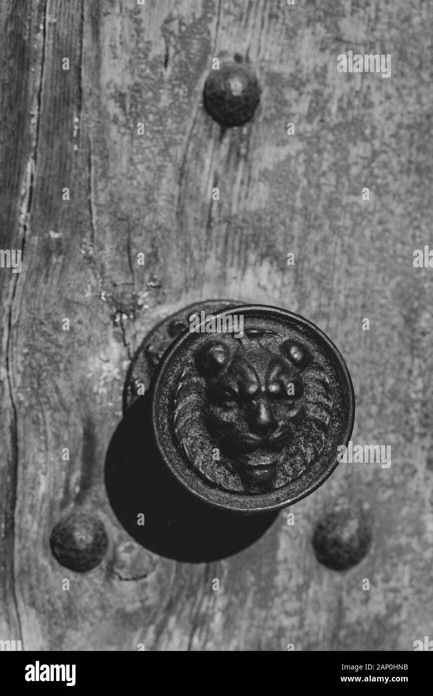 Close up of an old knocker Stock Photo