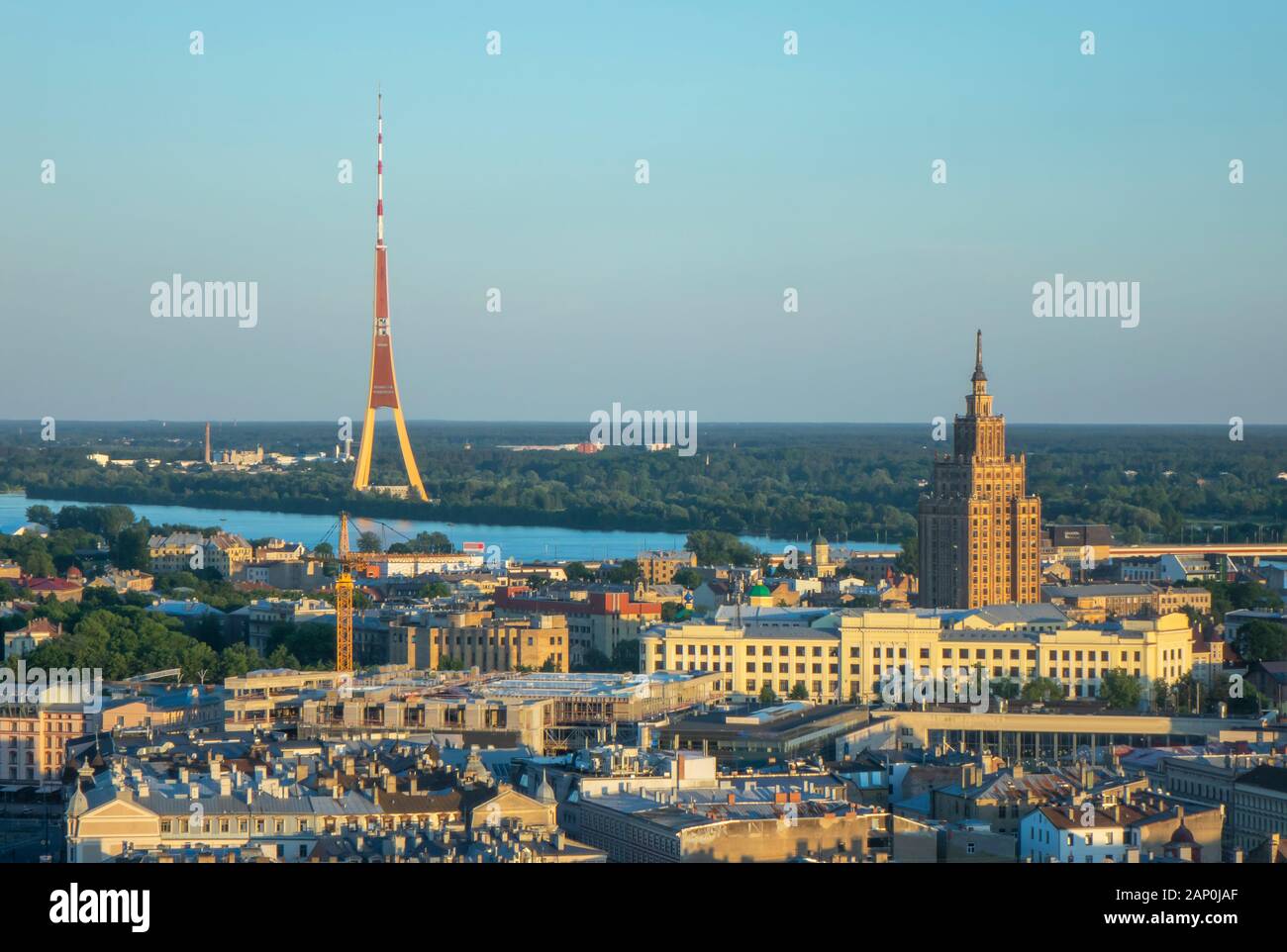 Riga radio and television tower hi-res stock photography and images - Alamy