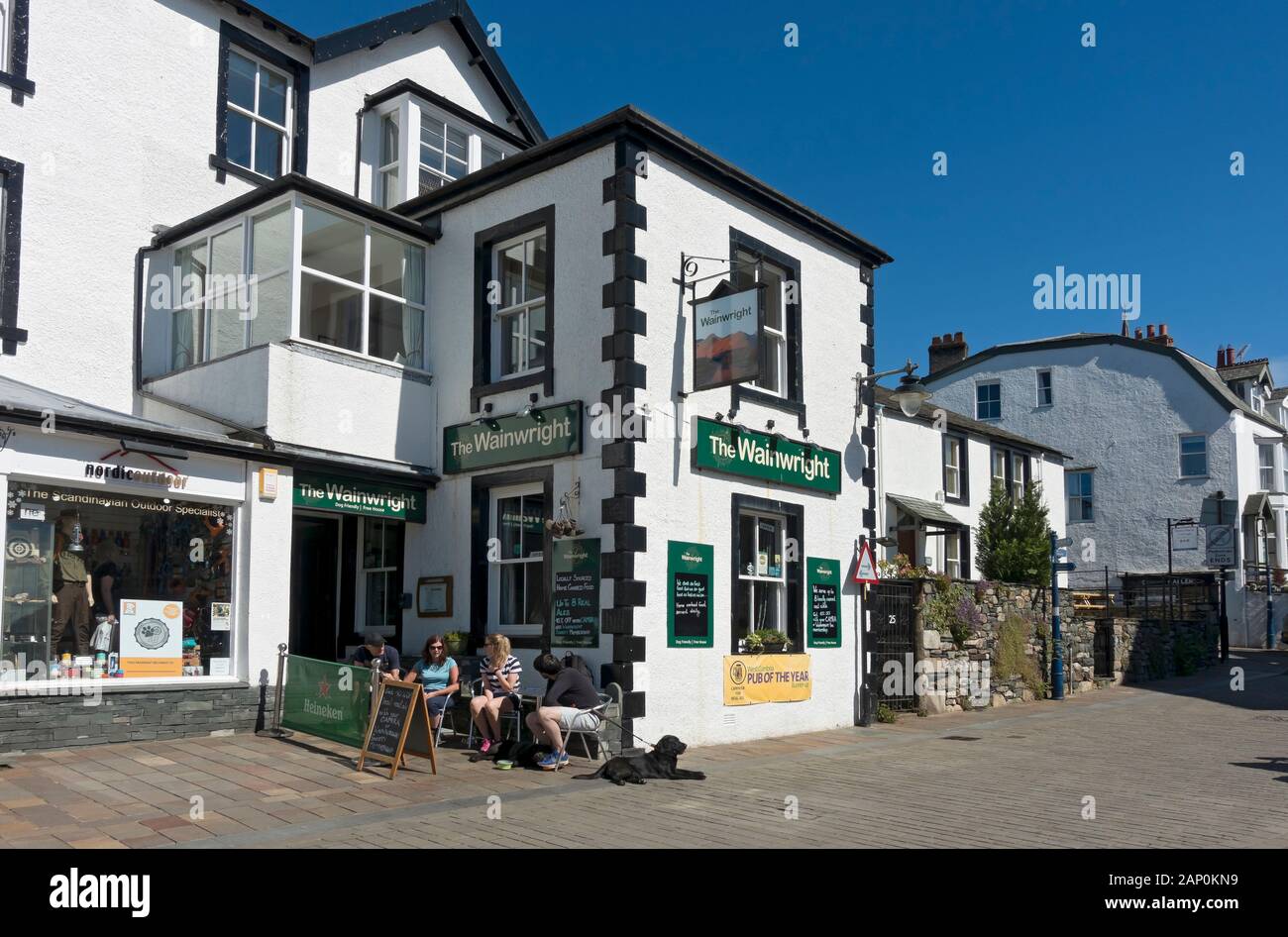 The Wainwright pub in Keswick. Stock Photo