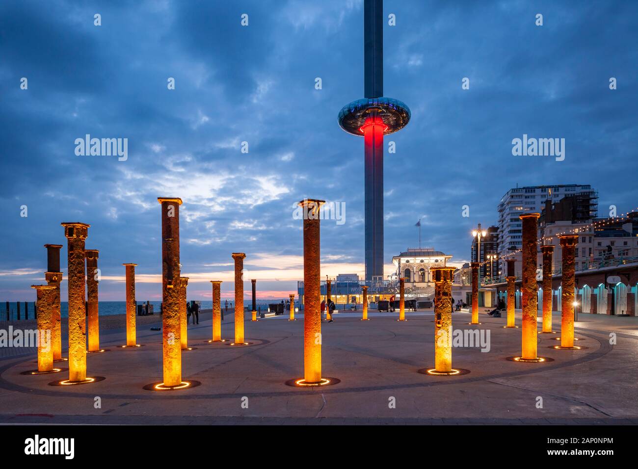 I360 brighton skyline hi-res stock photography and images - Alamy