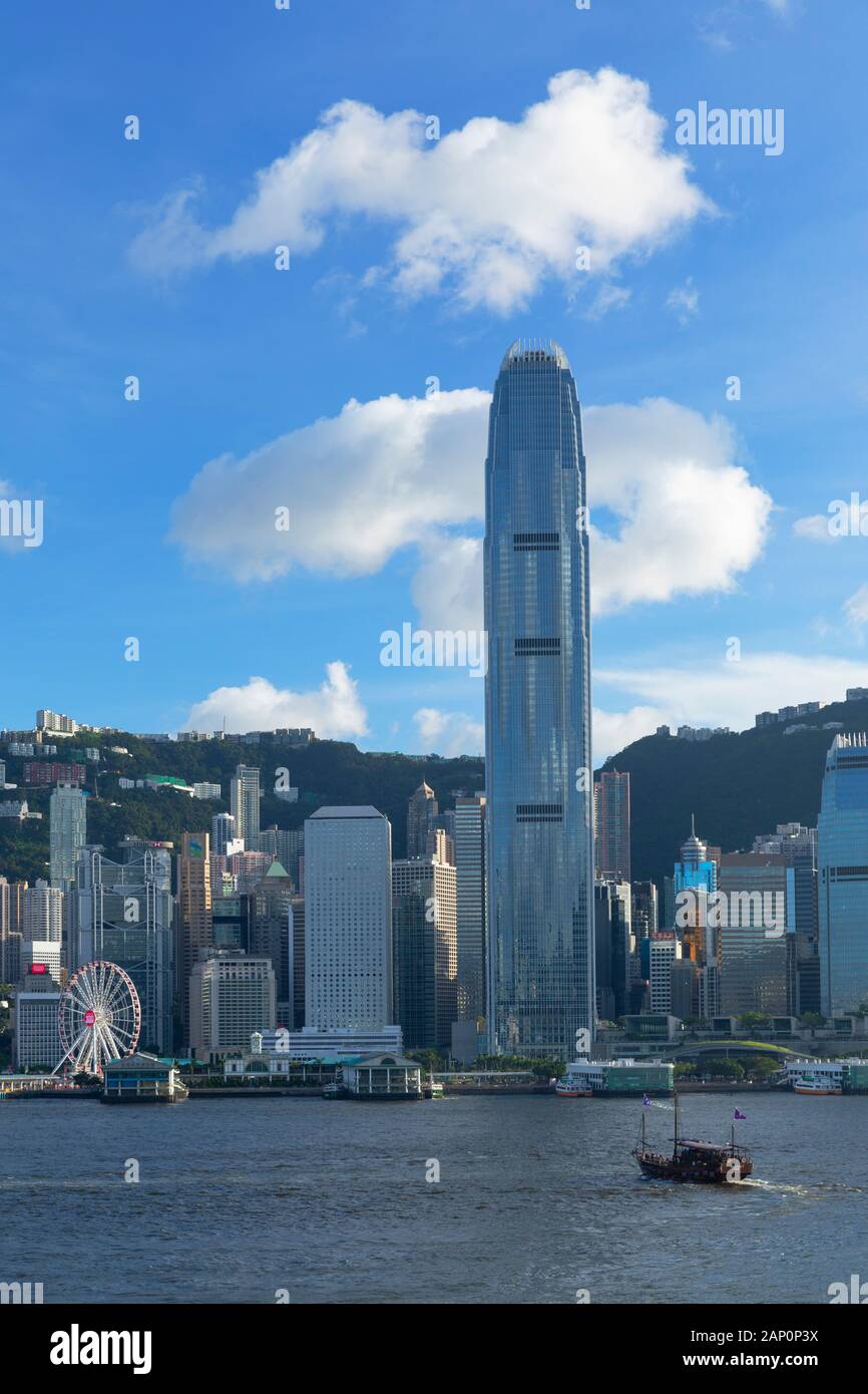 Skyline of Hong Kong Island, Hong Kong, China Stock Photo Alamy
