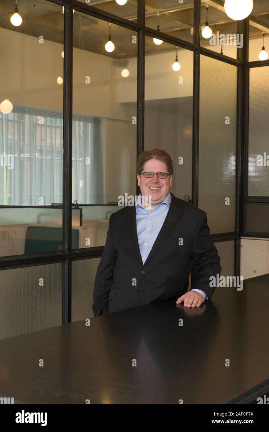 Jeff Lynn, Executive Chairman and Co-Founder at Seedrs, London. 10th June 2015. Stock Photo