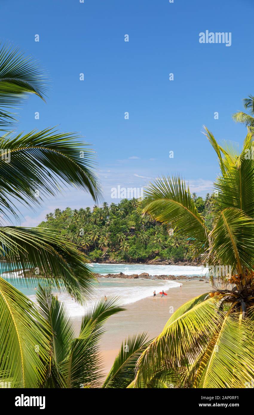 Mirissa beach, Southern Province, Sri Lanka Stock Photo