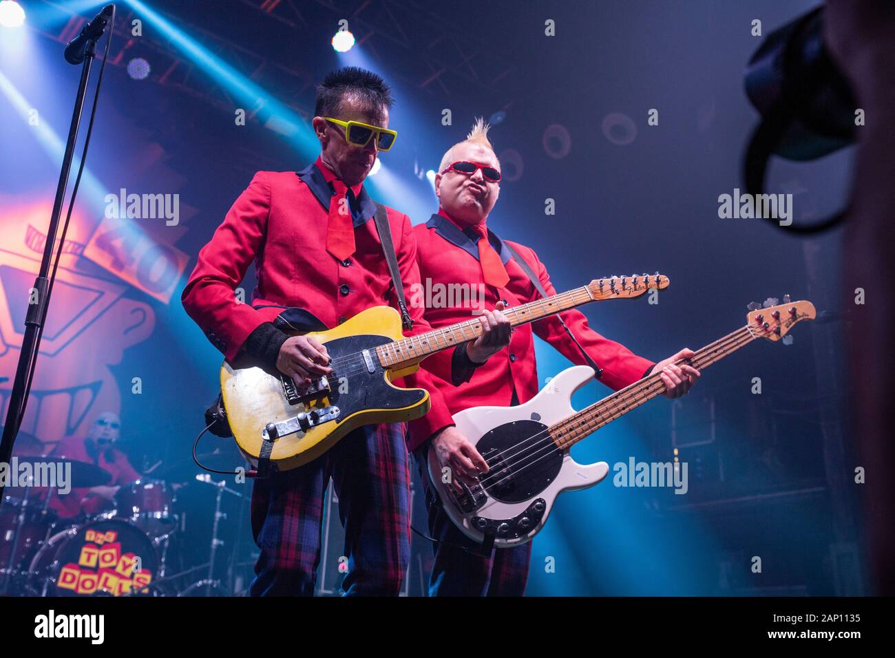 Barcelona, Spain. 2020.01.18. The Toy Dolls forty anniversary Tour
