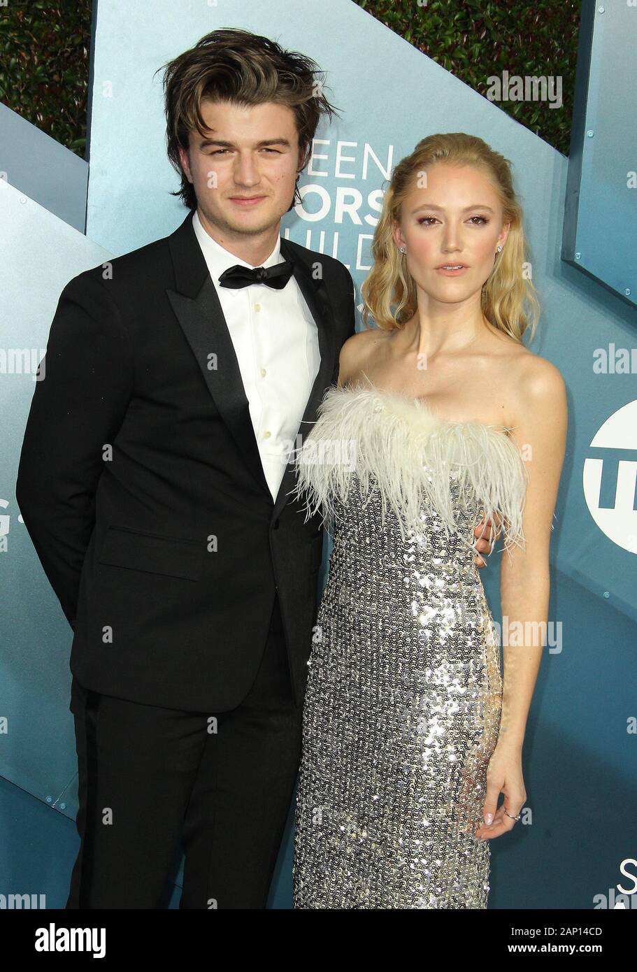 19 January 2020 - Los Angeles, California - Joe Keery, Maika Monroe