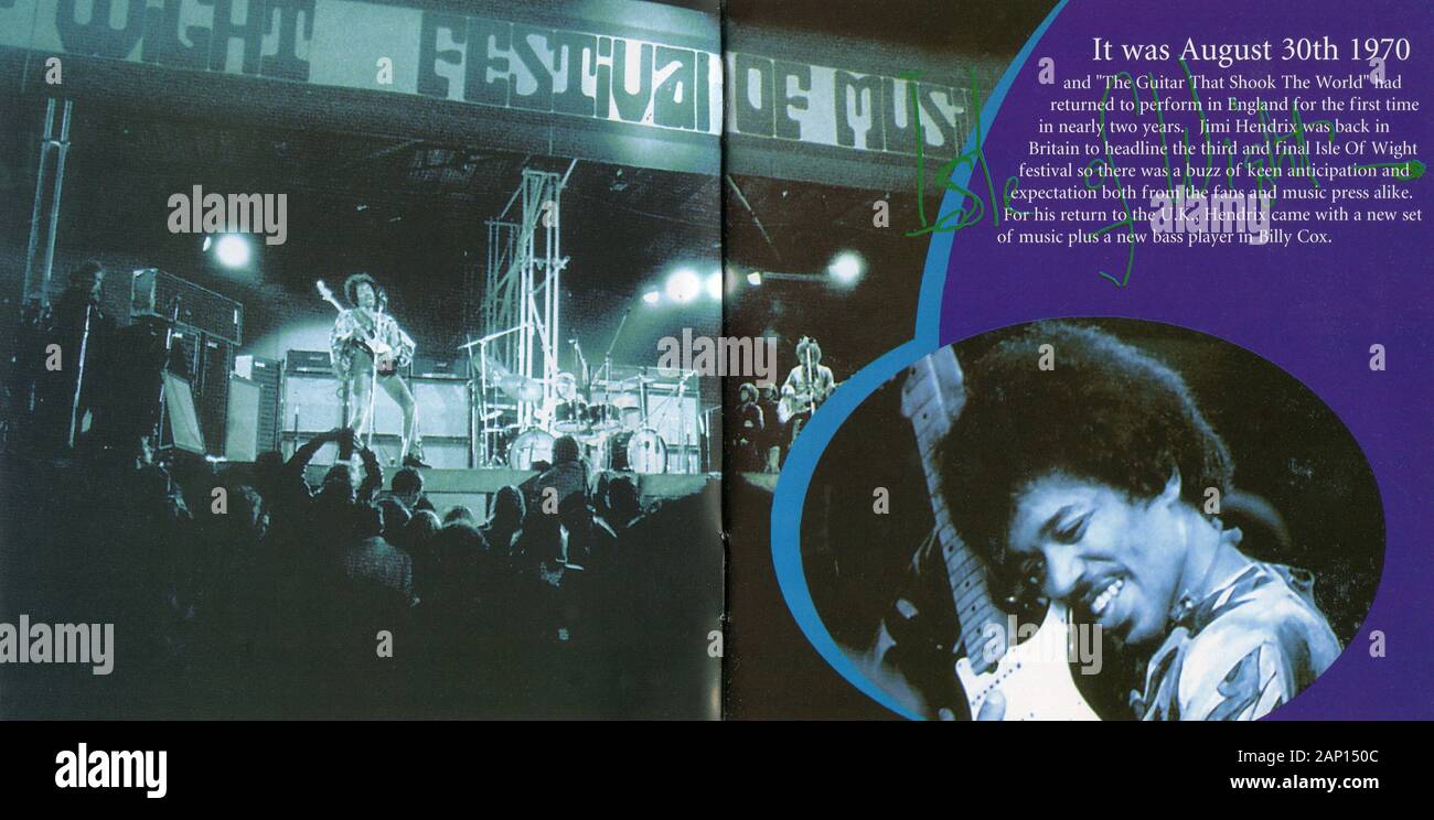 JIMI HENDRIX - Blue Wild Angel Live Isle Of Wight 1970 (Gebraucht) in