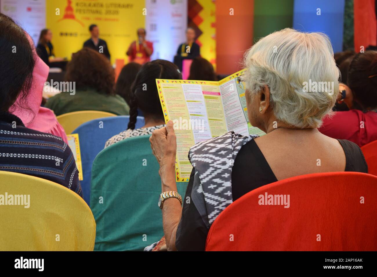 Kolkata, India. 18th Jan, 2020. Literary festival organised by Apeejay group in the heart of Kolkata. International personalities group sessions and their life experiences were shared. (Photo by Rahul Biswas/Pacific Press) Credit: Pacific Press Agency/Alamy Live News Stock Photo