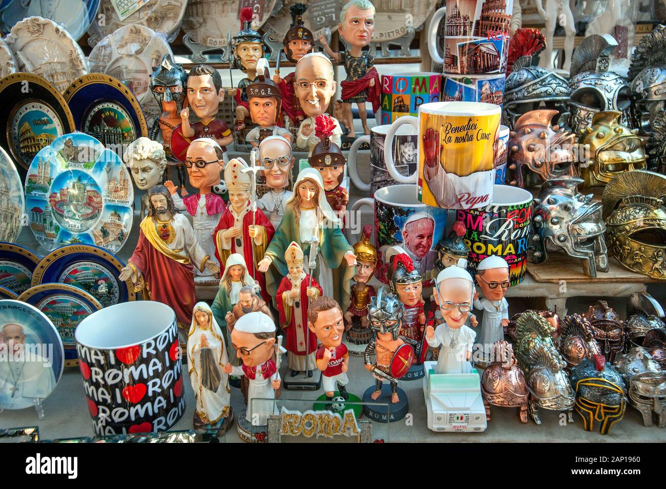 Souvenirs, Rome, Italy Stock Photo Alamy