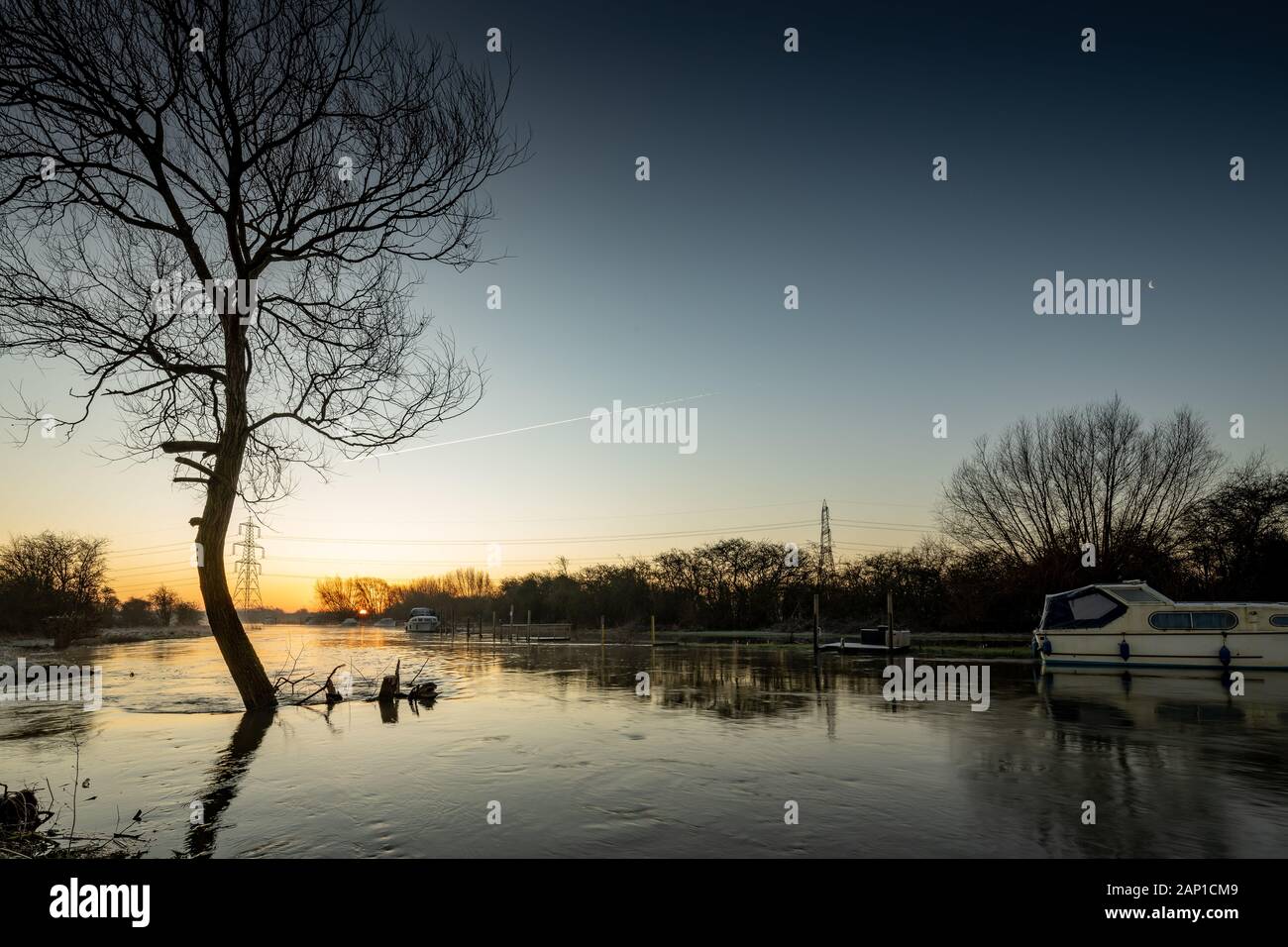 Bampton, Oxfordshire, River Thames, Location Shoot, Holiday, Travel Stock Photo