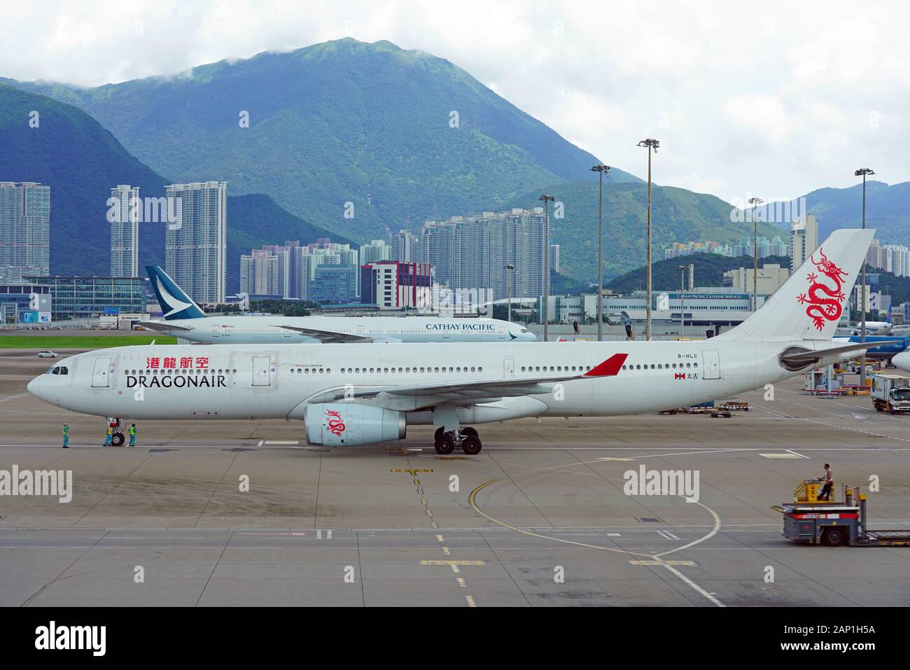 Hong Kong, China - September 20, 2019: Cathay Dragon headquarters at Hong  Kong airport (HKG) in China Stock Photo - Alamy