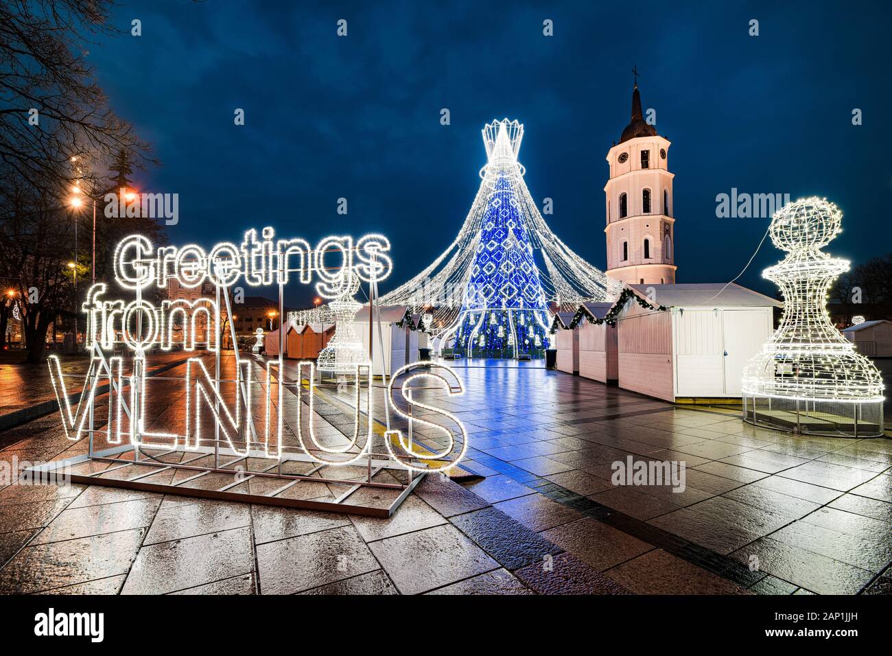 Vilnius Christmas tree ranked the most beautiful in Europe 2019/2020