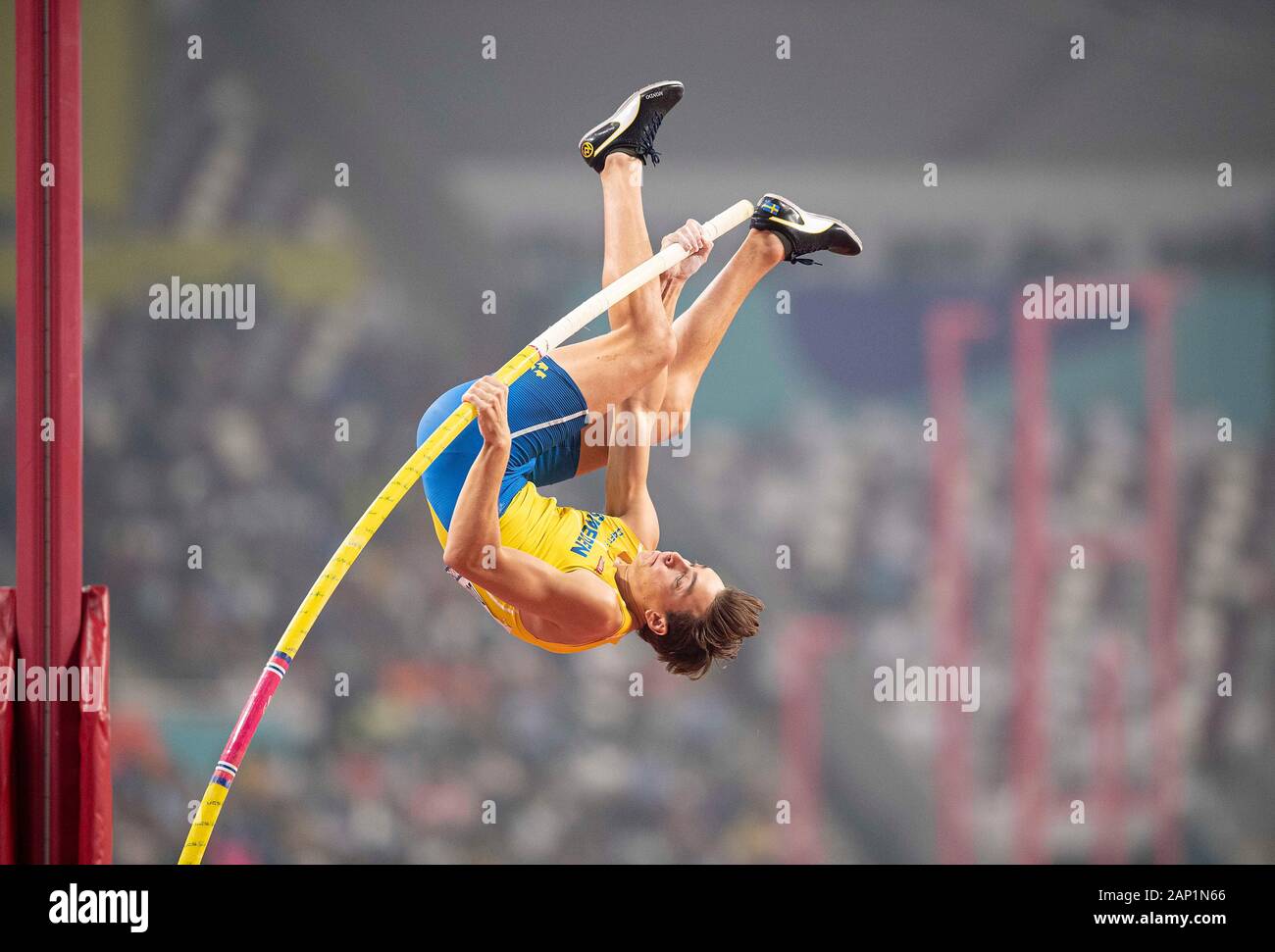 Doha, Katar. 01st Oct, 2019. Armand DUPLANTIS (SWE/2nd place) action