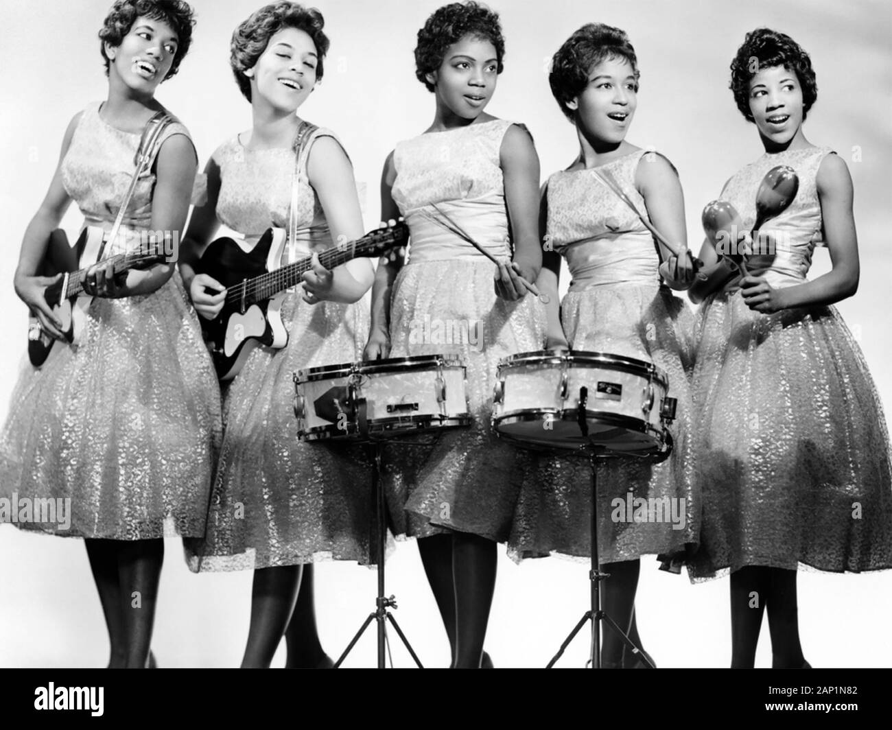 THE CHANTELS Promotional photo of American girl group about 1960 Stock Photo