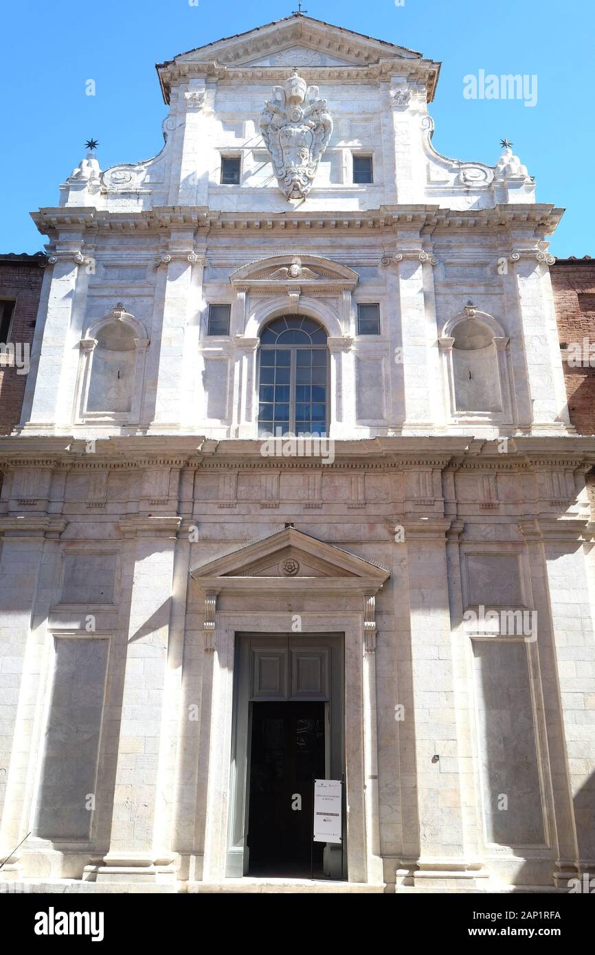 Church of San Raimondo al Refugio, Siena,Italy Stock Photo