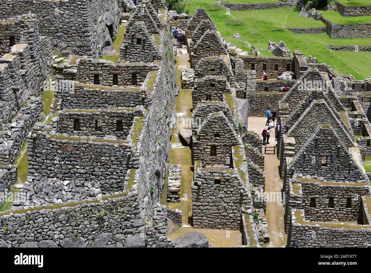 Machu Picchu, Cusco Region, Peru, South America, UNESCO World Heritage Site Stock Photo