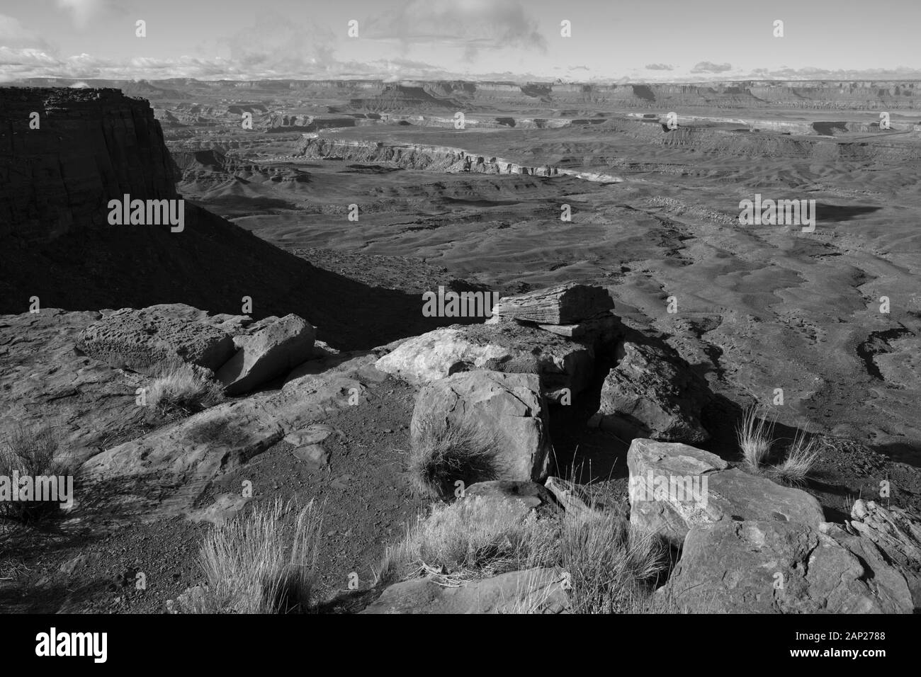 Orange Cliffs Overlook, Canyonlands National Park, Moab, Utah, USA Stock Photo