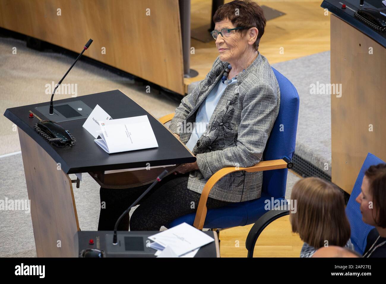 Rita Süssmuth bei der Verleihung des Staatspreises des Landes Nordrhein-Westfalen 2019 an Prof. Klaus Töpfer am 16. September 2019 im WCCB Bonn, Altes Stock Photo